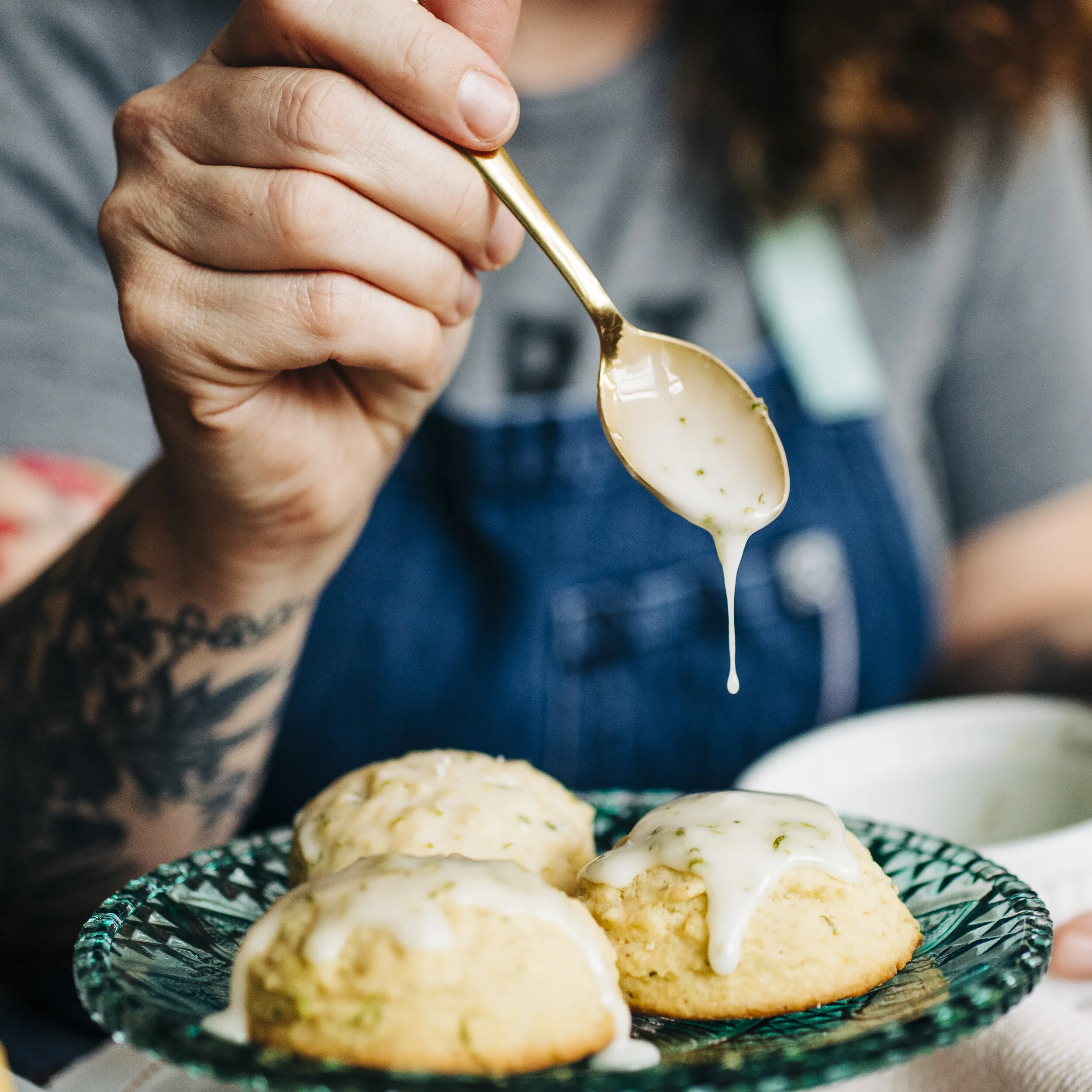 CORNMEAL LIME COOKIES