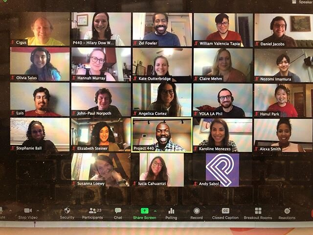 We could not be more excited about our new Project 440 summer program. What&rsquo;s even more exciting is the amazing cast of characters working with us this summer. Tonight we gathered as we do in this day and age (via Zoom) to work through or curri