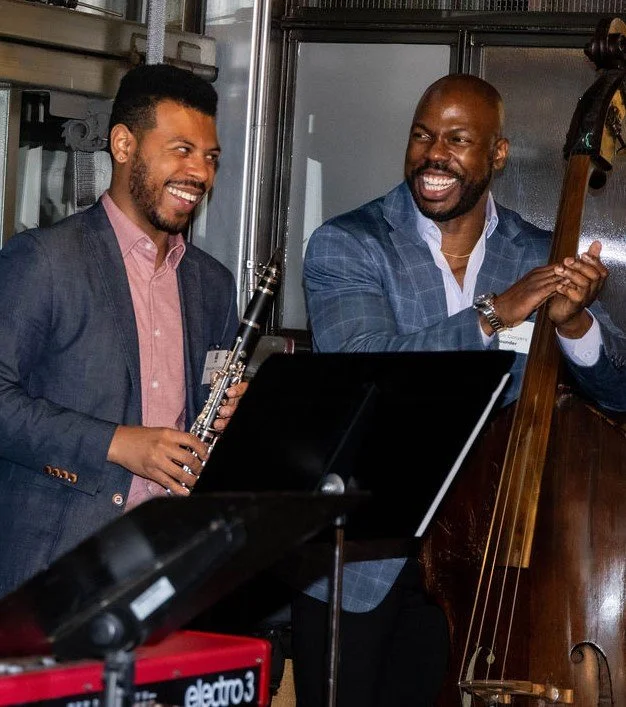 Project 440 alumnus Marquise Lyndsey Bradley and Joseph Conyers