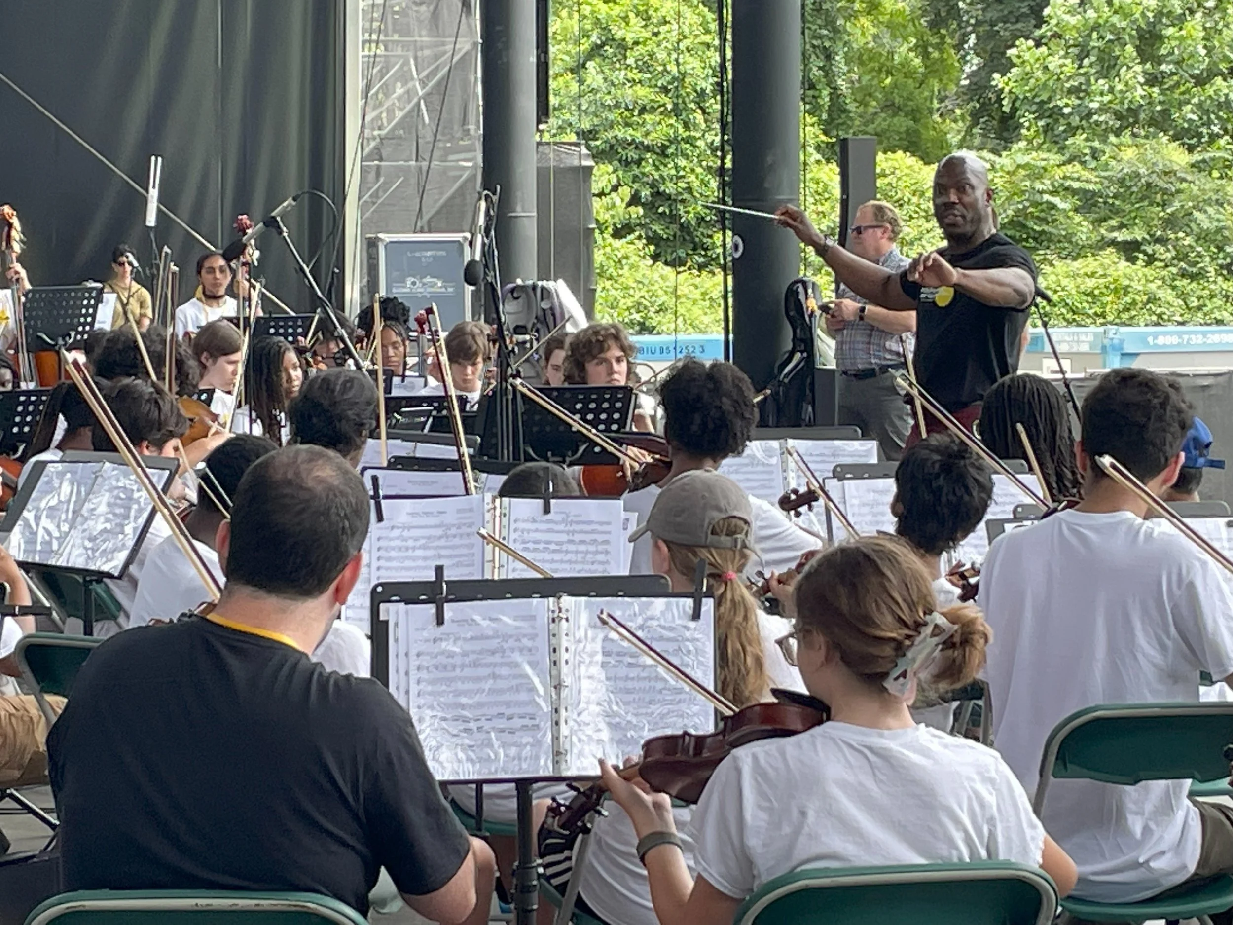 Joseph Conyers conducts the All City Orchestra Summer Academy (ACOSA)