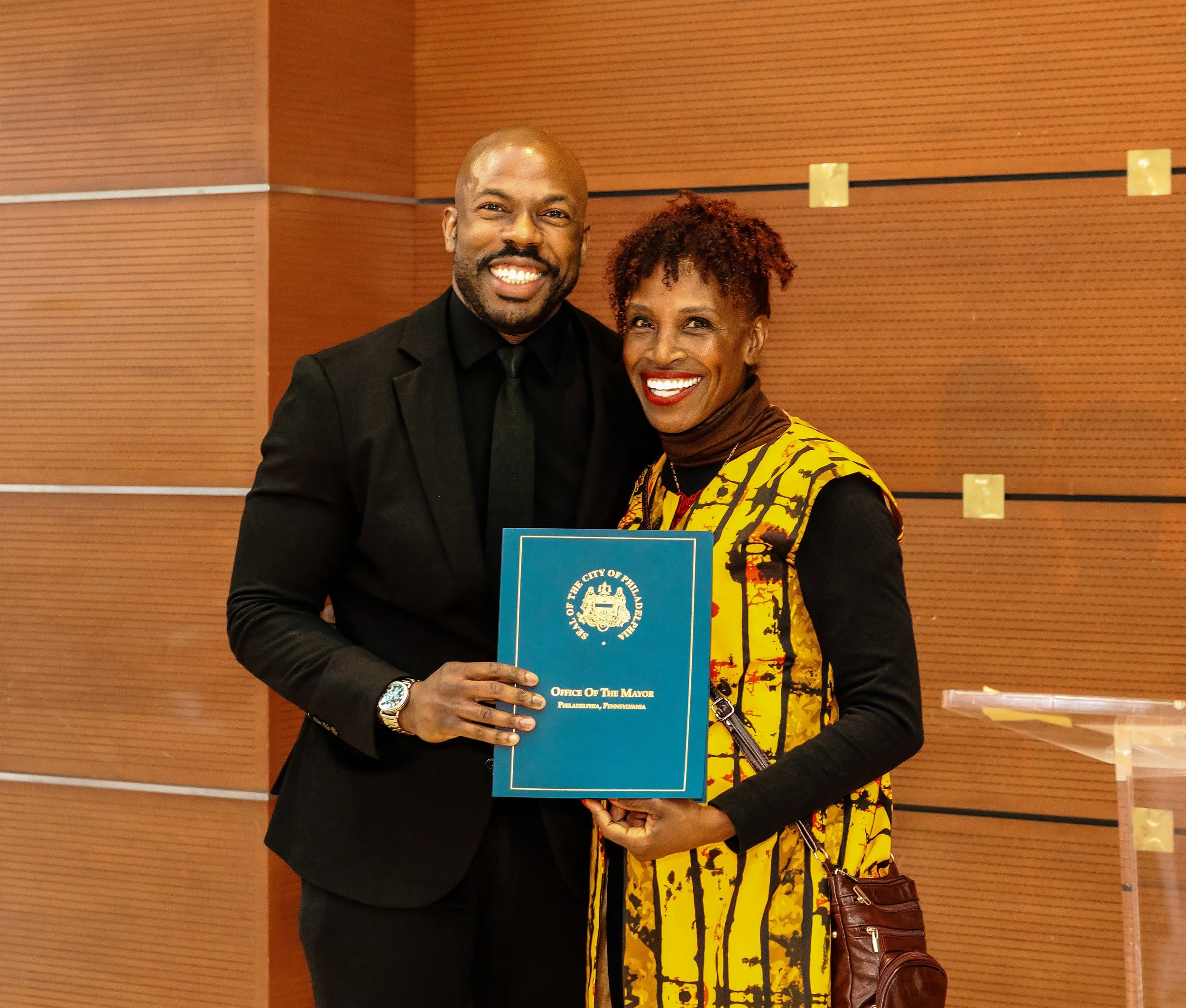 Joseph Conyers and Val Gay