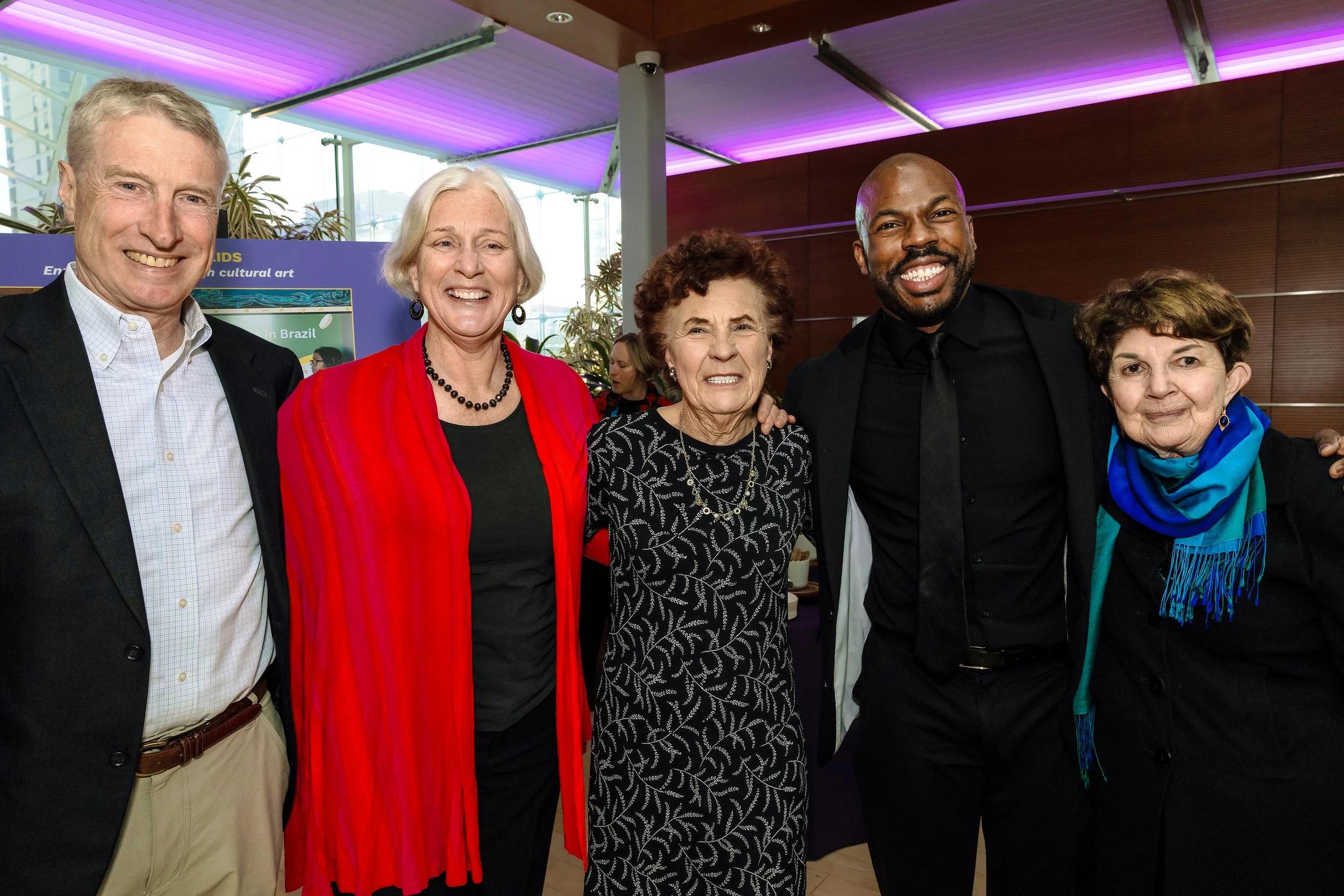 Joe with Margarett Barett and friends.jpg