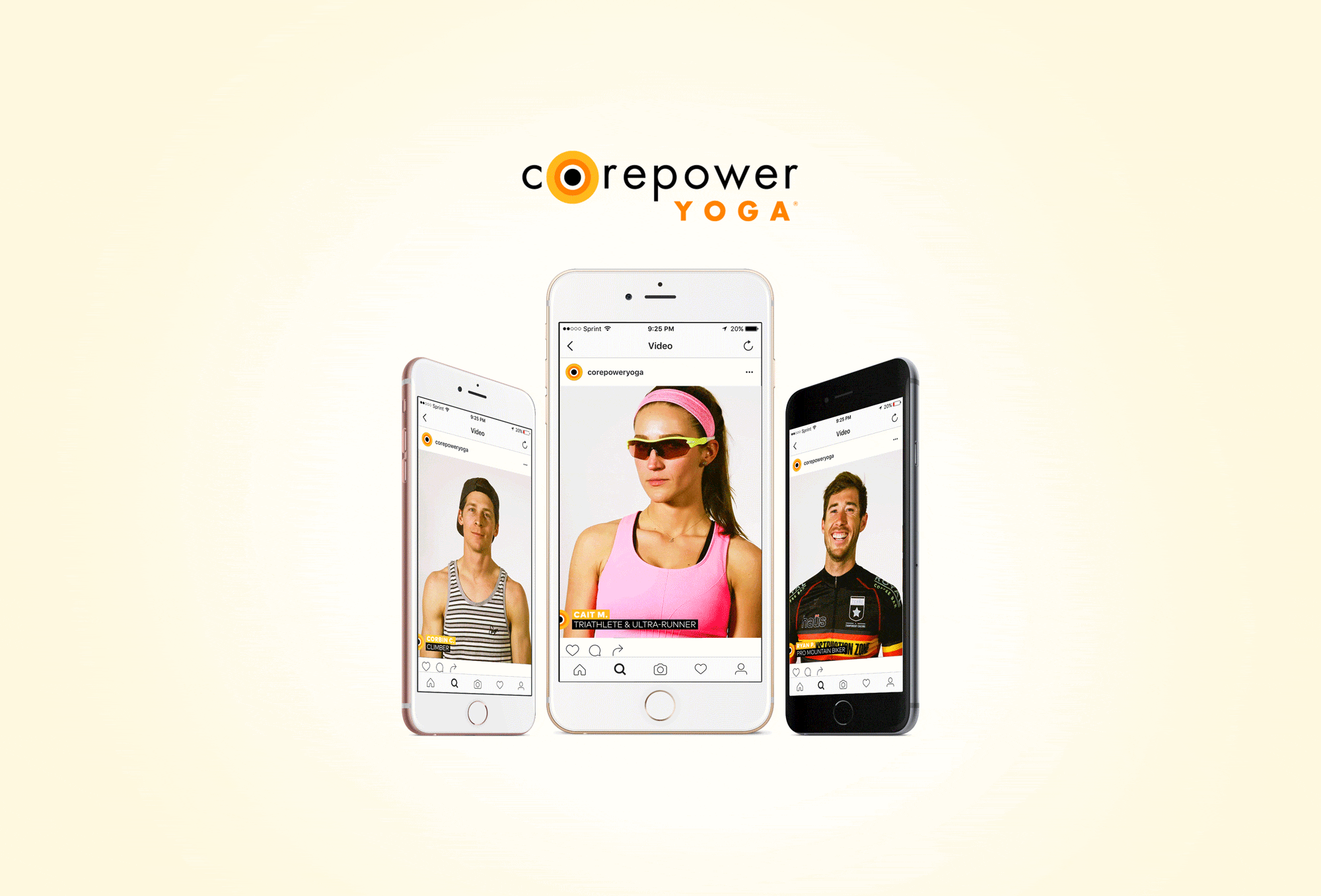 Corepower Yoga social media