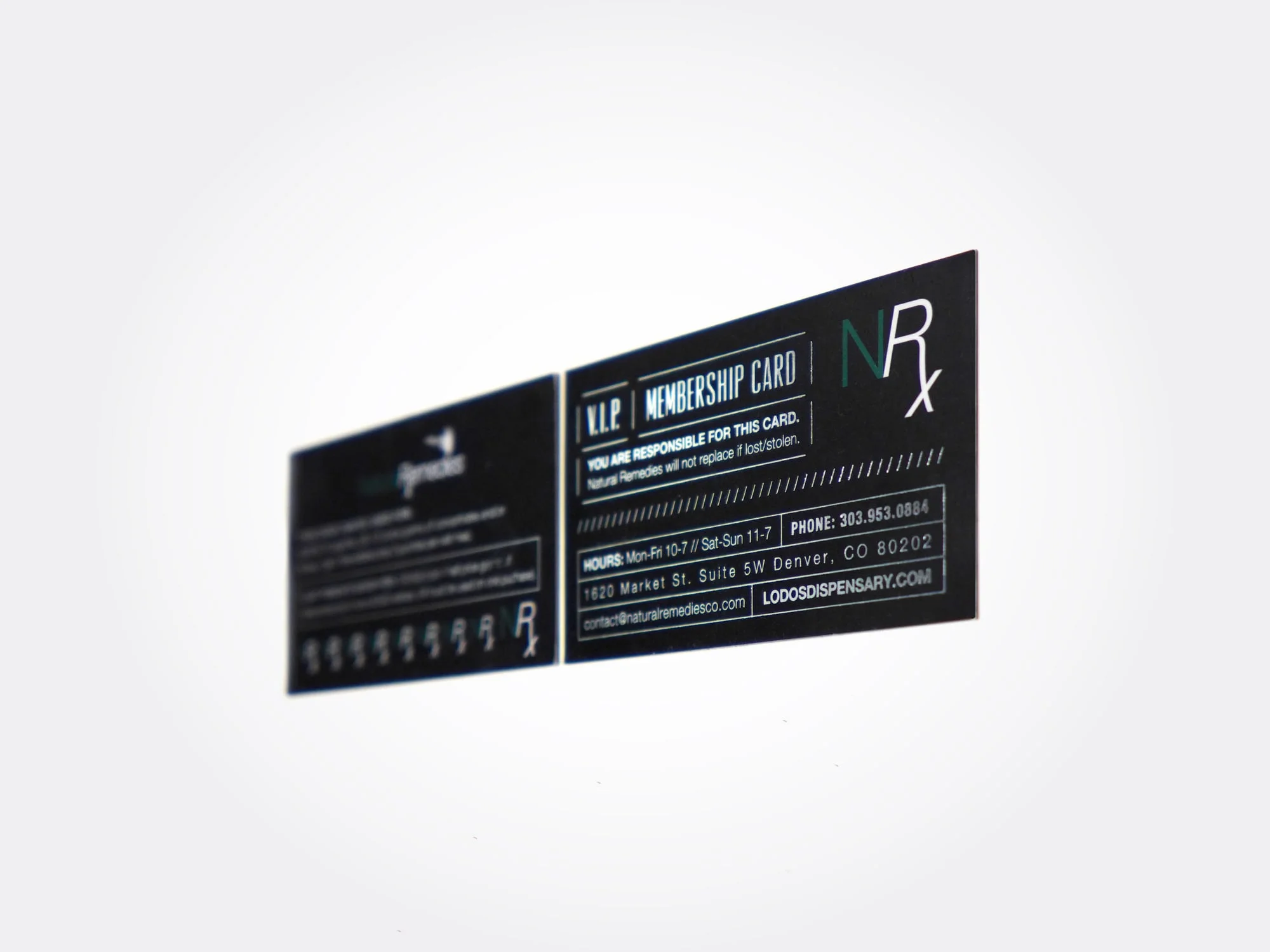 Natural Remedies VIP card
