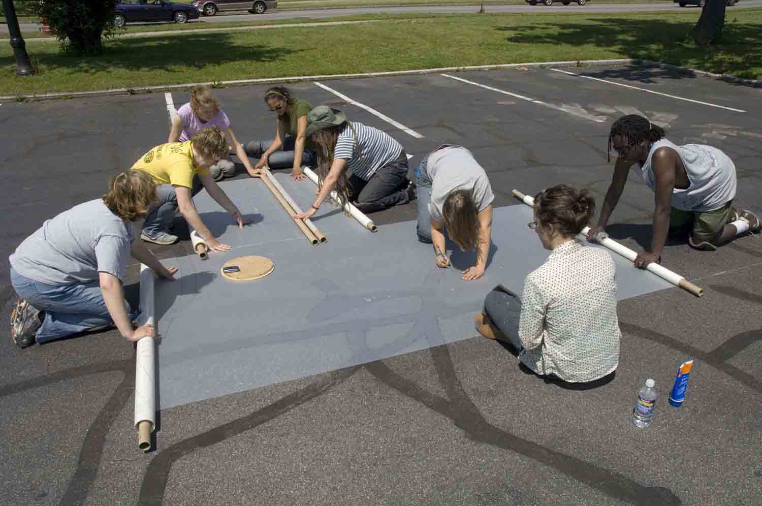 Parking Lot, Albright Knox Art Gallery, Buffalo, NY