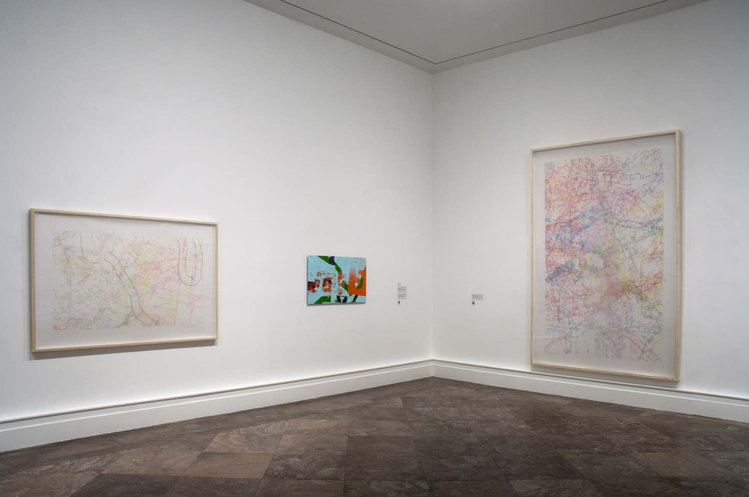 Albright Knox Art Gallery, installation view of "Ingrid Calame: Step on a Crack", 2009