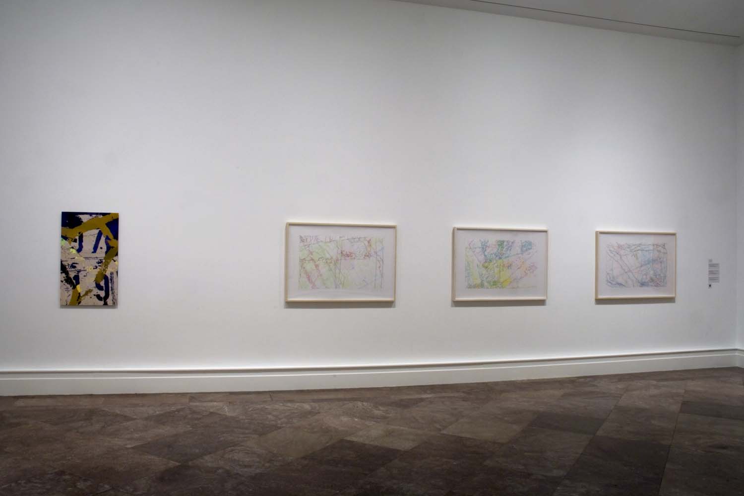 Albright Knox Art Gallery, installation view of "Ingrid Calame: Step on a Crack," 2009