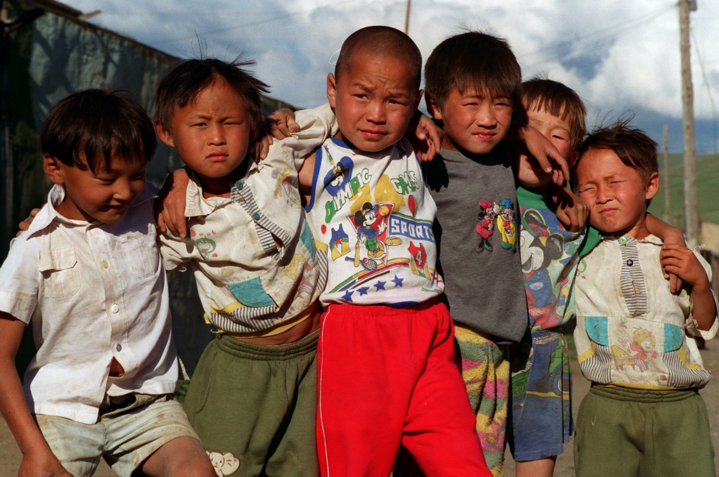 The Mongolians are nomadic, living off the land, their children hearty and rugged. ©Gail Fisher Los Angeles Times