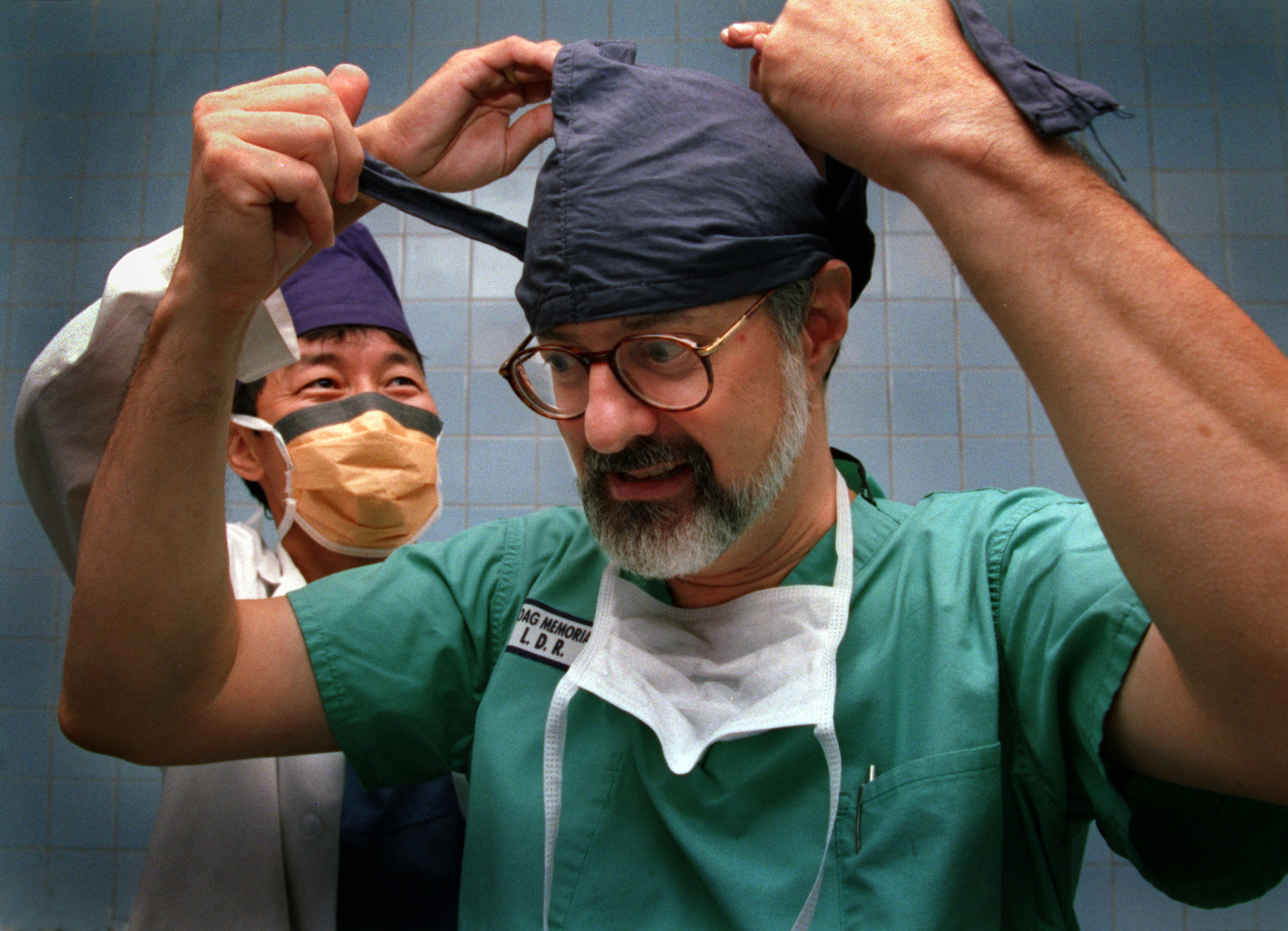 Dr. Robert Greenburg, a retired Newport Beach obstetrician-gynecologist, uses the nonprofit Medicine for Humanity to try to cure cervical cancer in developing nations. ©Gail Fisher Los Angeles Times
