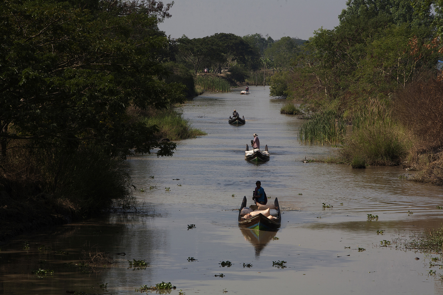  The Irrawaddy Delta is the lowest expanse of land located in south western Myanmar where cultivation of rice and fishing communities thrive in a vast area of rivers and streams. © Gail Fisher for Los Angeles Times 