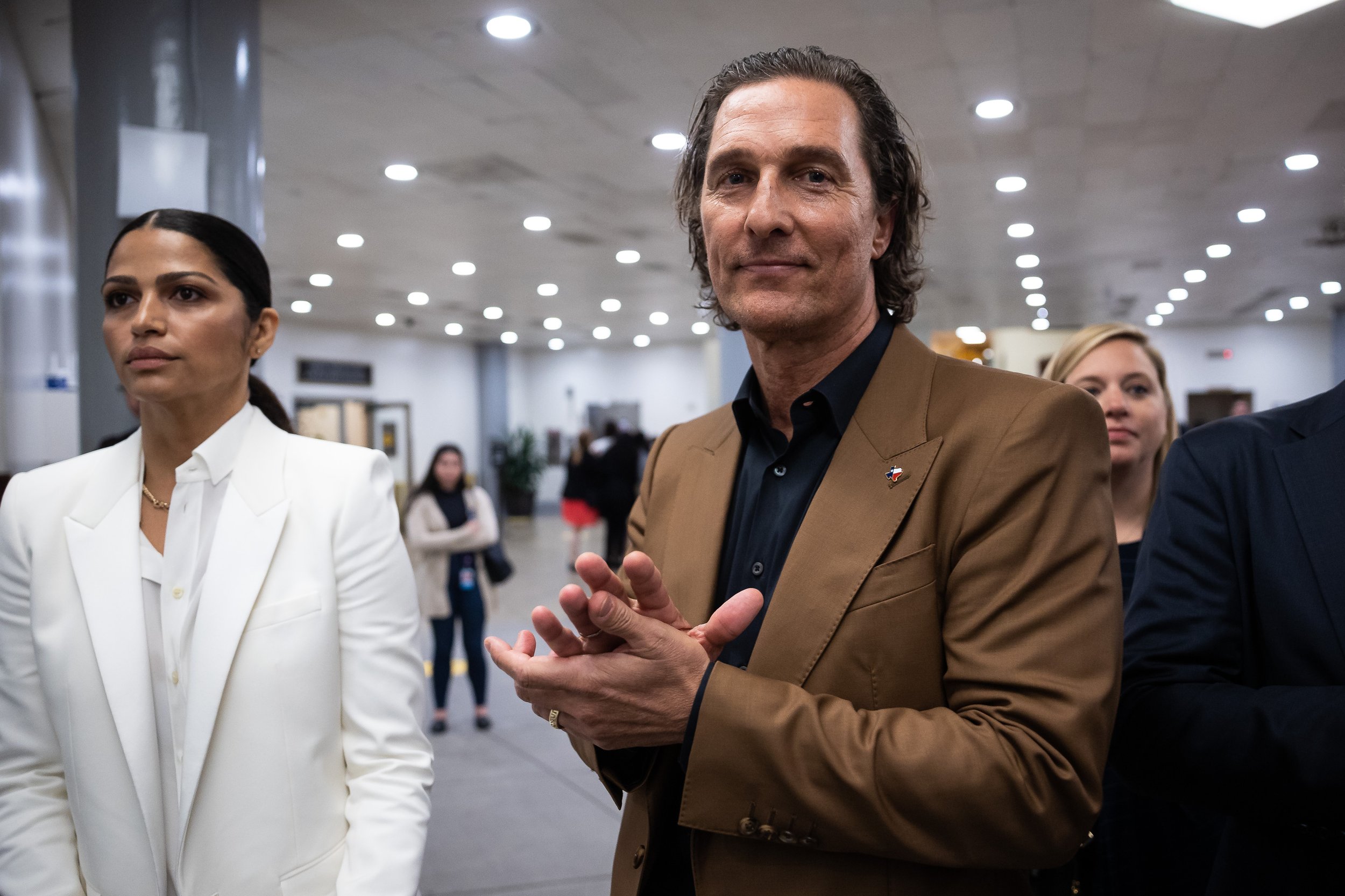  Actor Matthew McConaughey is seen at the U.S. Capitol June 6, 2022. 