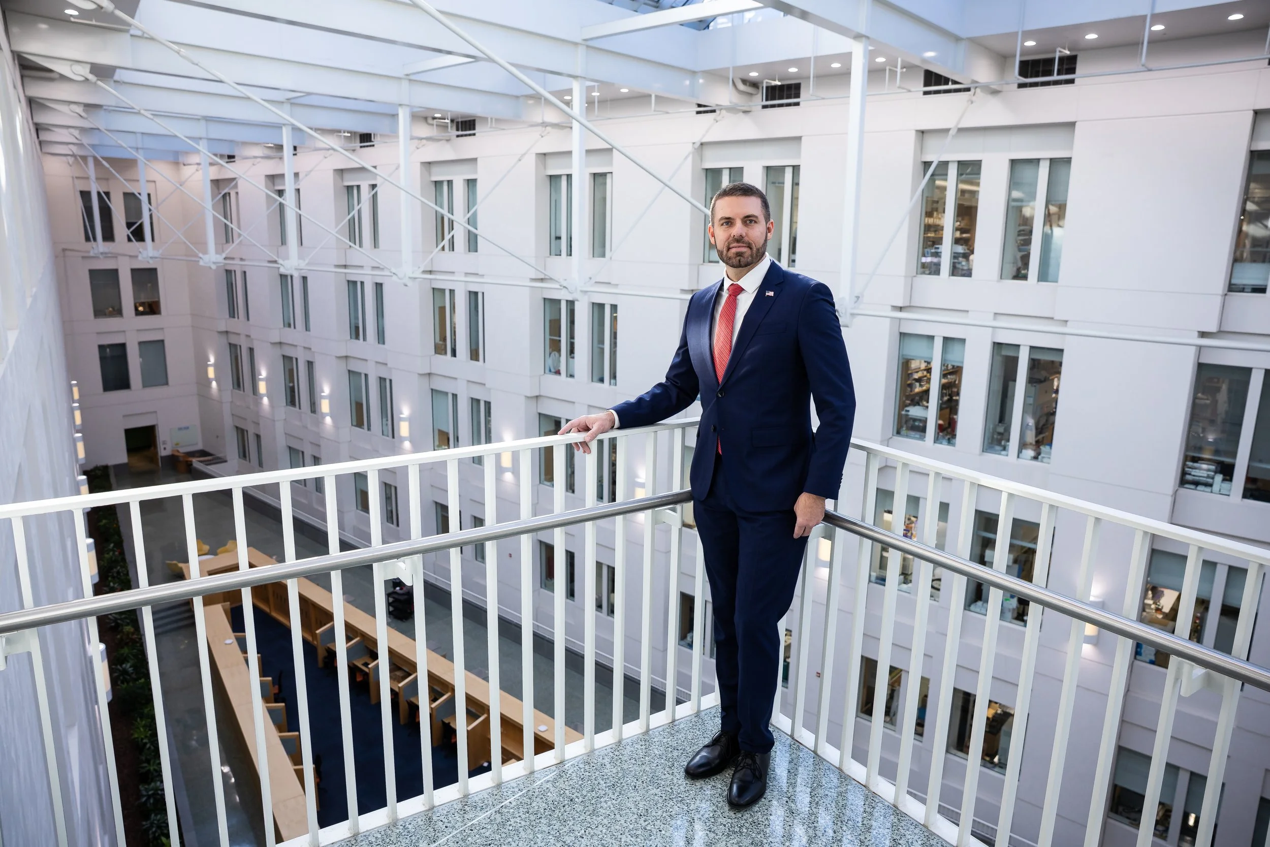  Food and Drug Administration Deputy Commissioner for Human Foods Kyle Diamantas poses for a portrait in the Harvey W. Wiley Federal Building in College Park, Md., Dec. 16, 2025.  