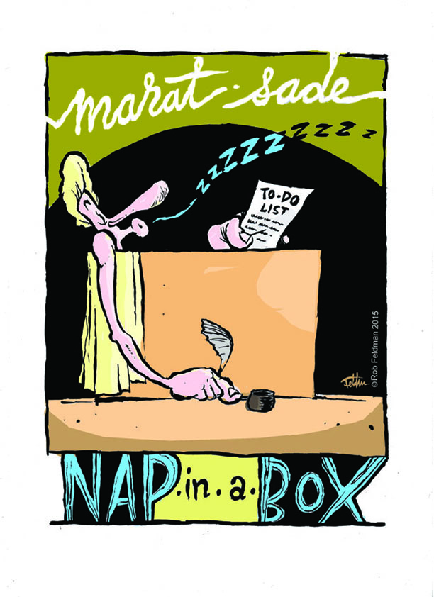 PRINT - Marat Sade , Nap in a Box
