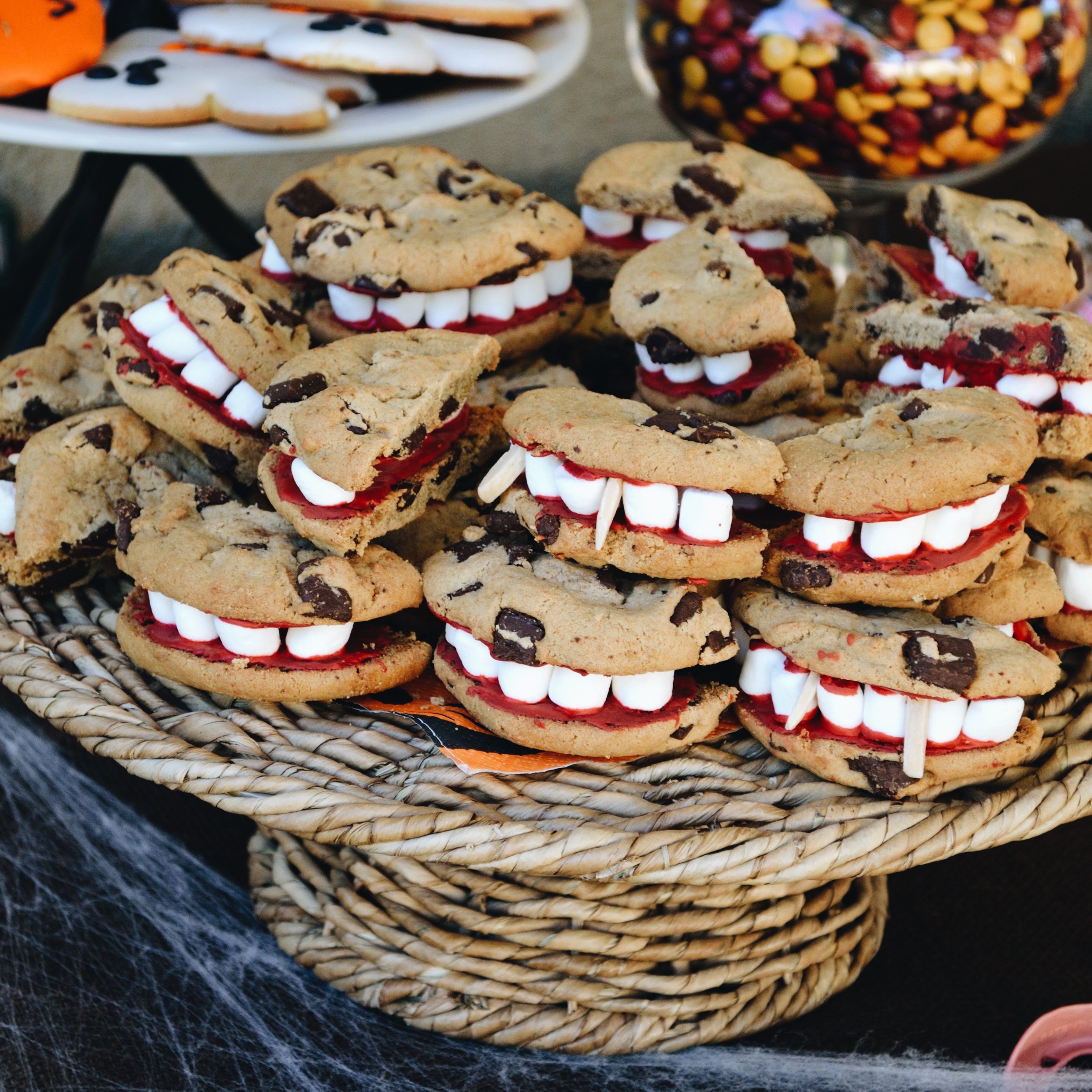 Dracula's Dentures: Halloween Cookies
