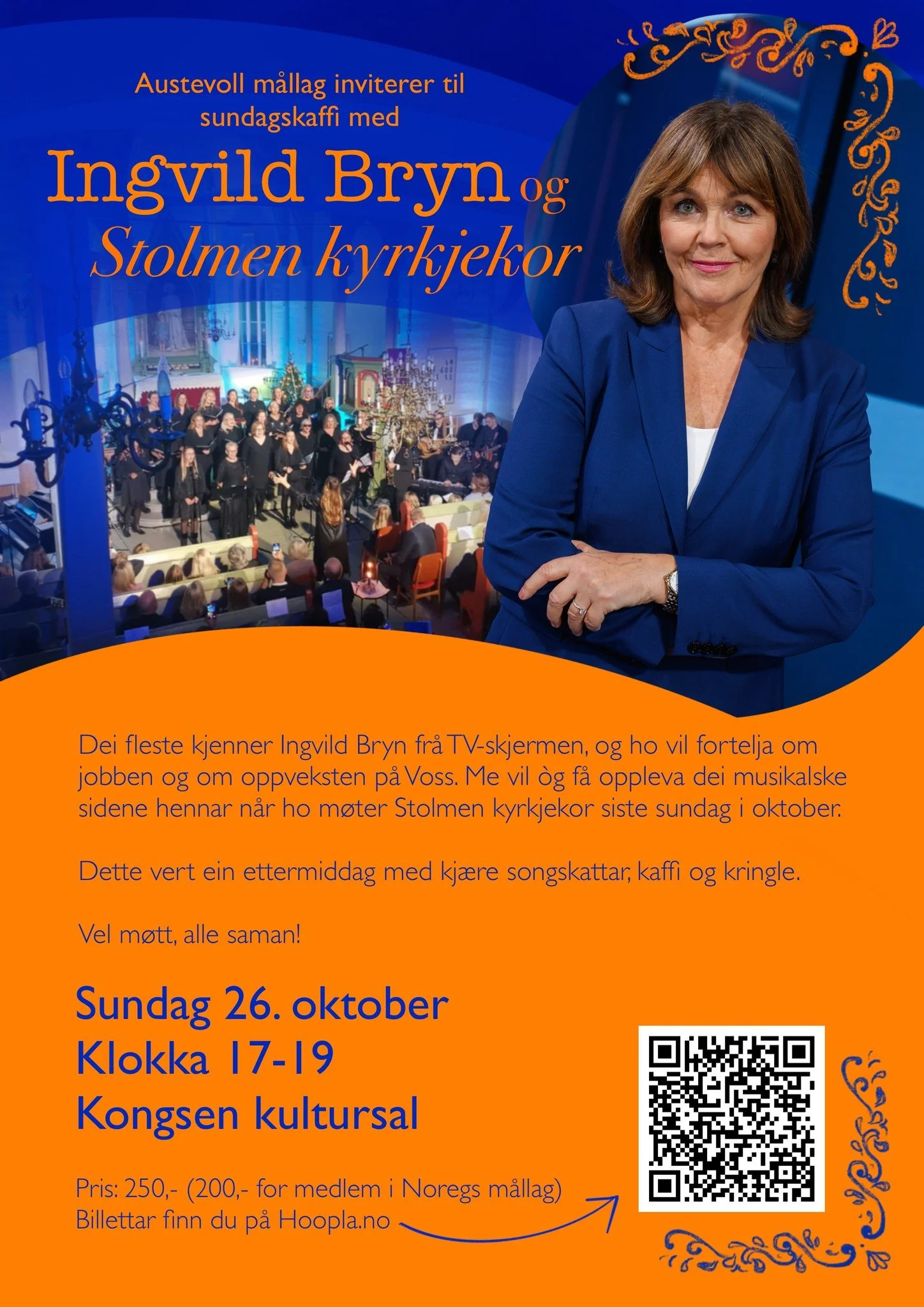 Sundagskaffi med Ingvild Bryn og Stolmen kyrkjekor