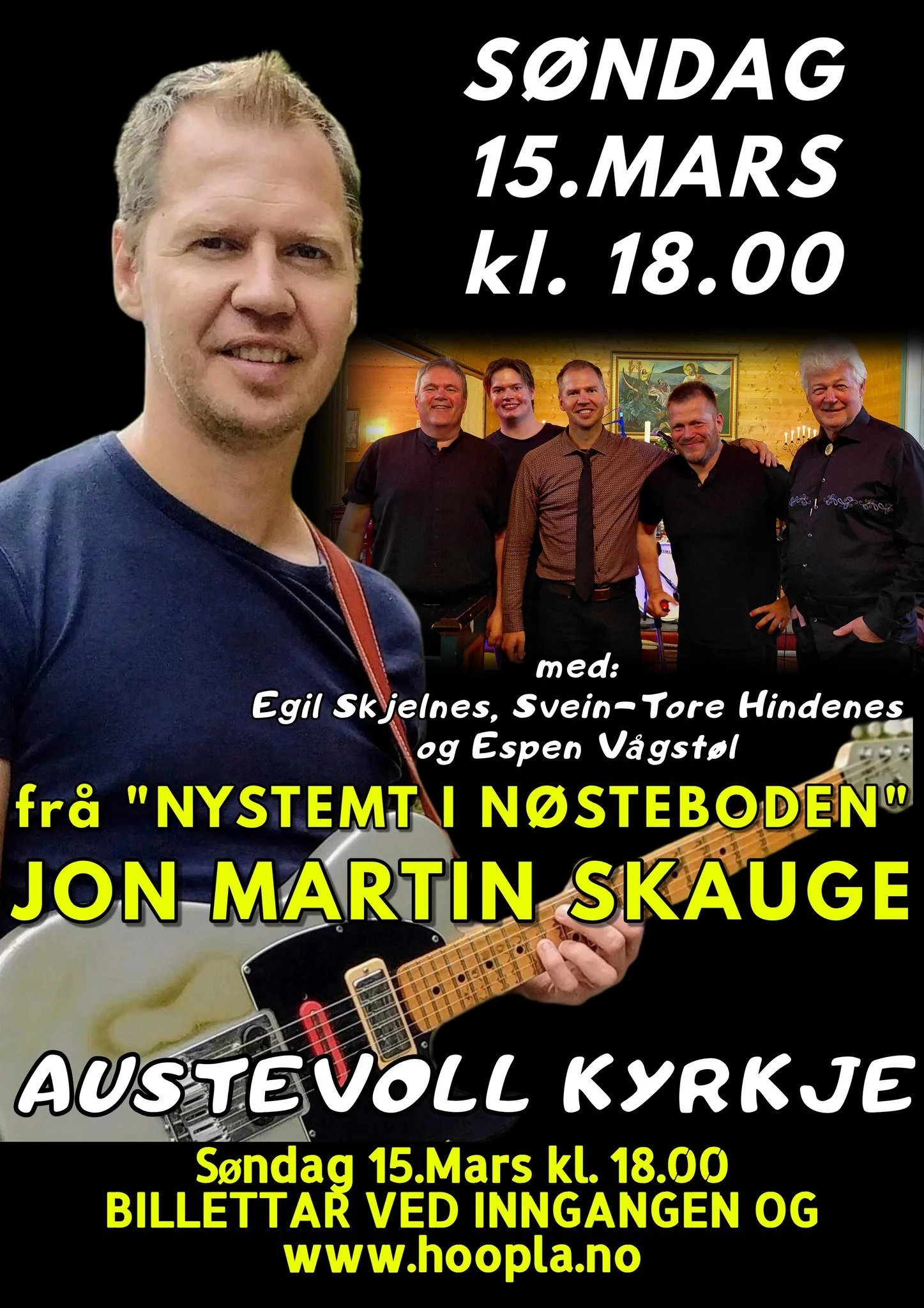 Konsert med Jon M Skauge 