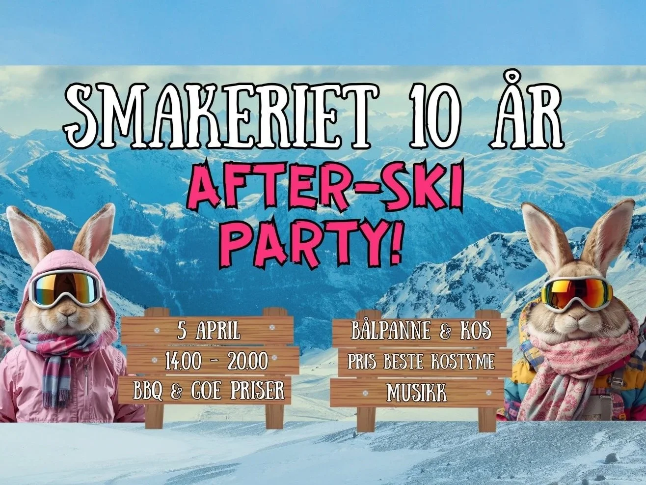 After ski party