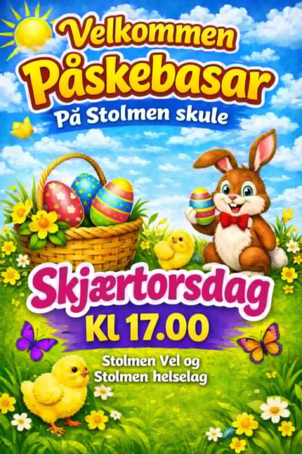 Påskebasar på Stolmen skule