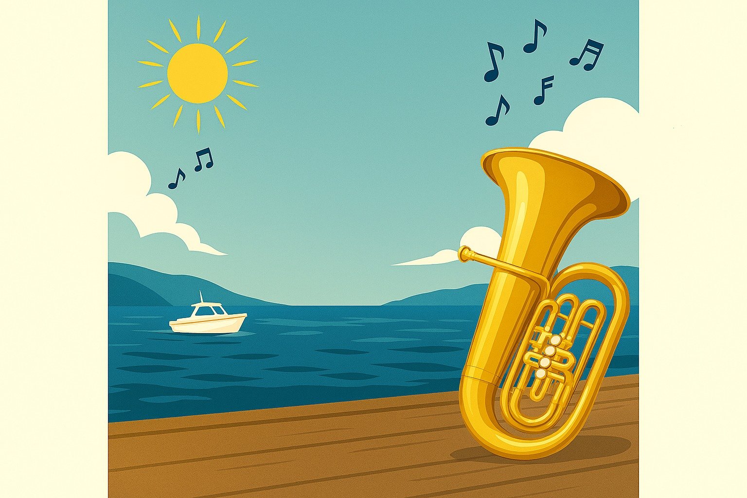 Sommarkonsert med Austevoll Brass