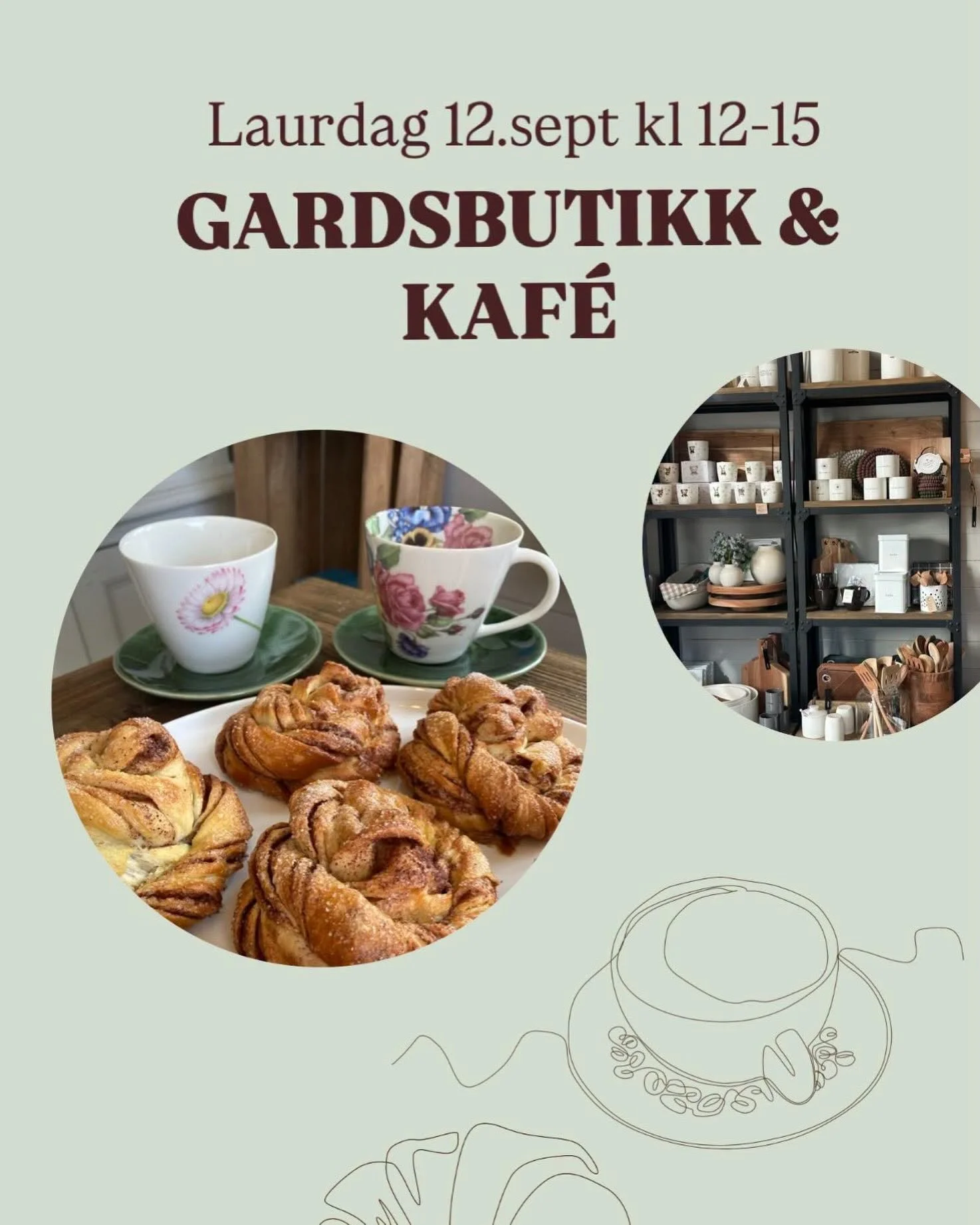 Gardsbutikk og kafè på Stangeland