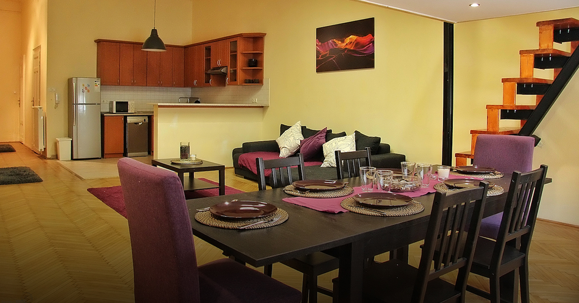   Stay in the Heart of Budapest   Located in the historic Palace Quarter in Central Budapest, Krudy Apartment is a great choice for travellers who are interested in monuments, museums or shopping. M2 Rákóczi tér and Blaha Lujza tér, also M3 Corvin Ne