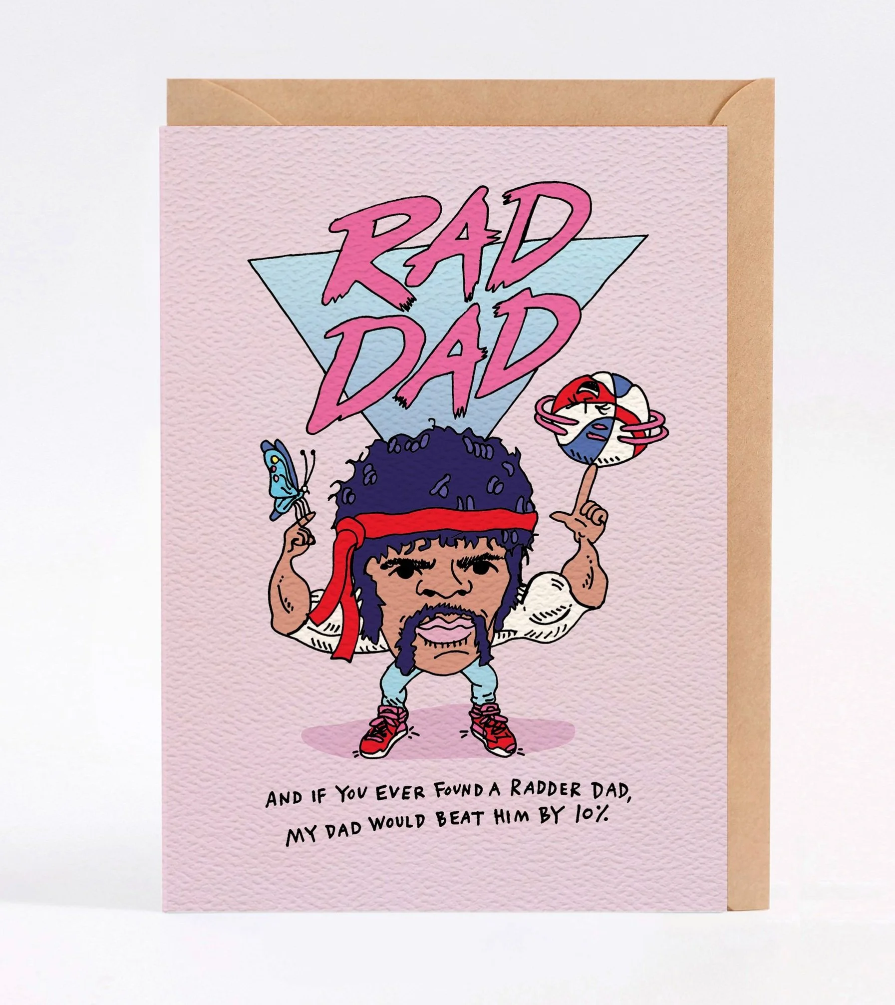 Funny Fathers Day card - funny dad birthday card - Australian made fathers day card - Rad Dad by Wally Paper Co Melbourne - made in Australia