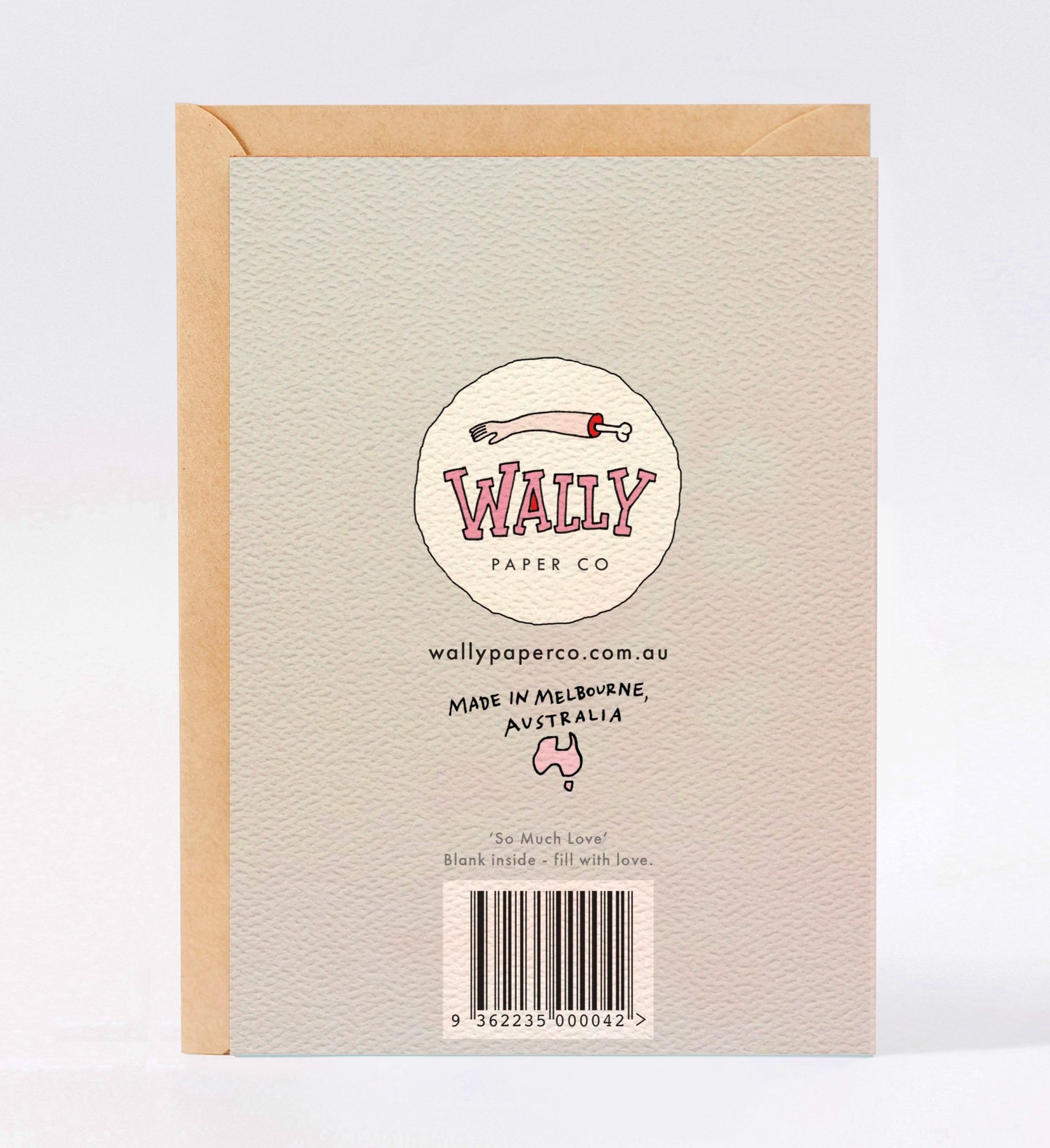 New baby card - funny new baby card - baby shower card - So Much Love by Wally Paper Co Melbourne - made in Australia