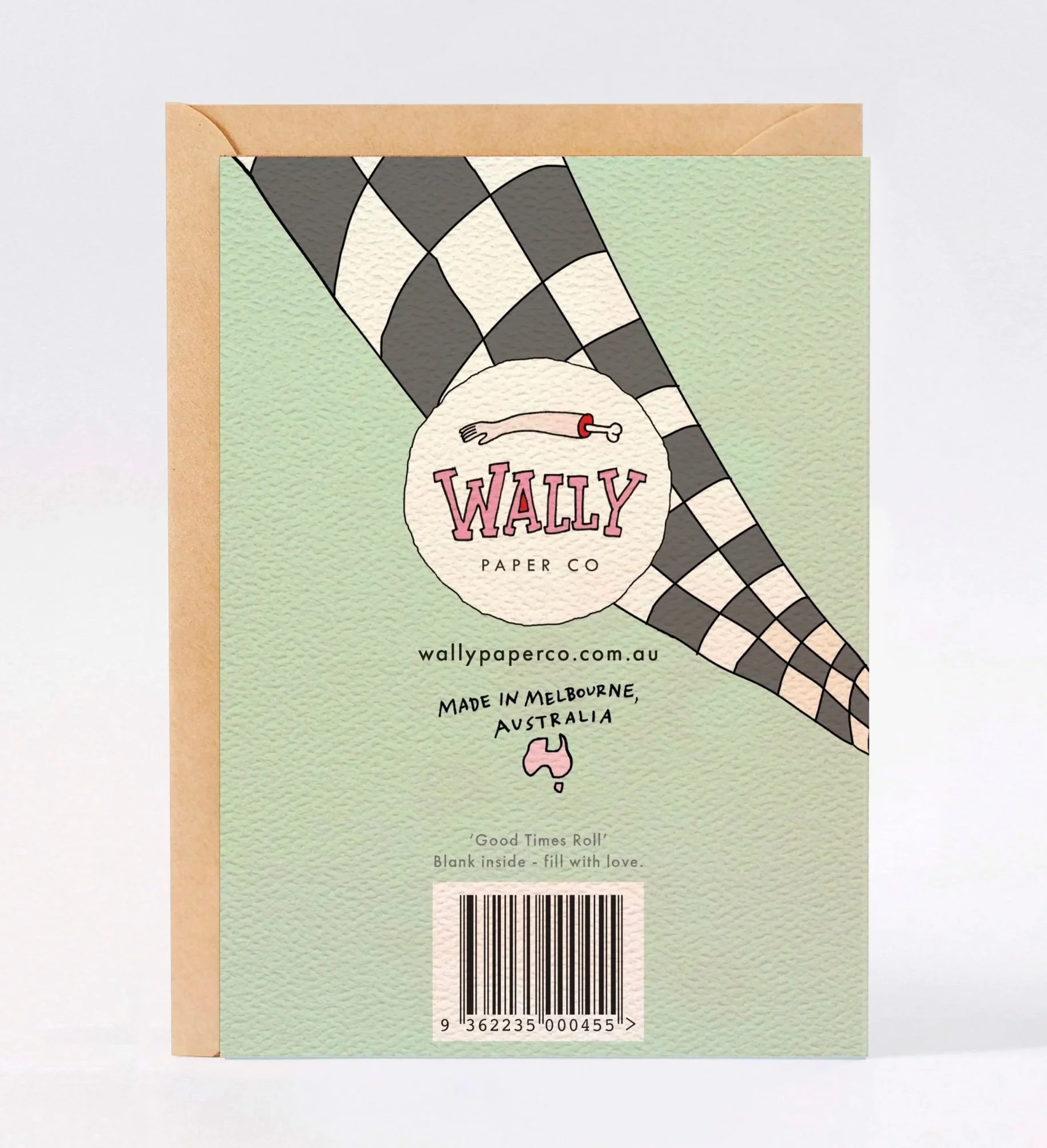 Christmas card - fun Christmas card - Australian made Christmas card - Good Times Roll by Wally Paper Co Melbourne - made in Australia