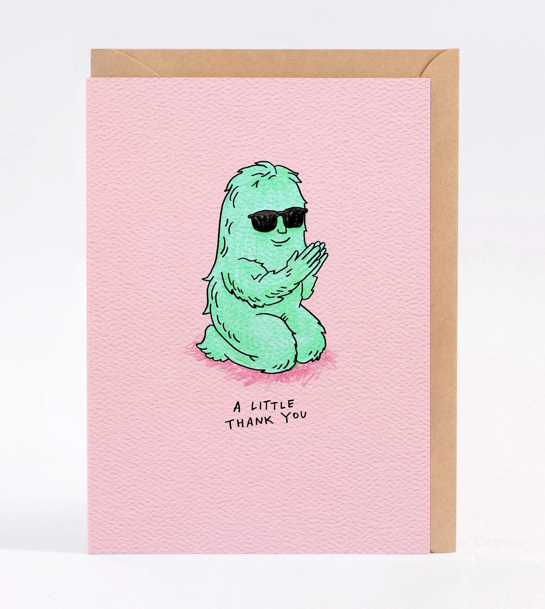 Thank you card - Australian made thank you card - fun thank you card - Little Thanks by Wally Paper Co Melbourne - made in Australia