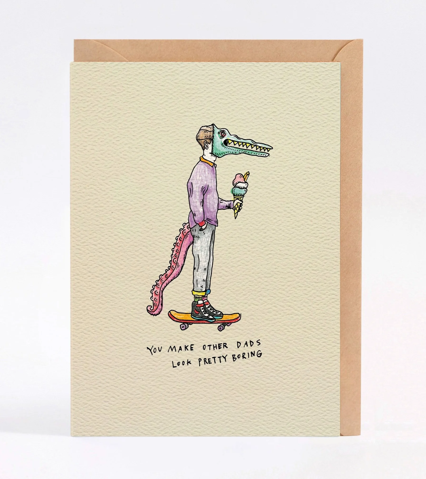 Funny Fathers Day card - funny dad birthday card - Australian made fathers day card - Boring Others by Wally Paper Co Melbourne - made in Australia
