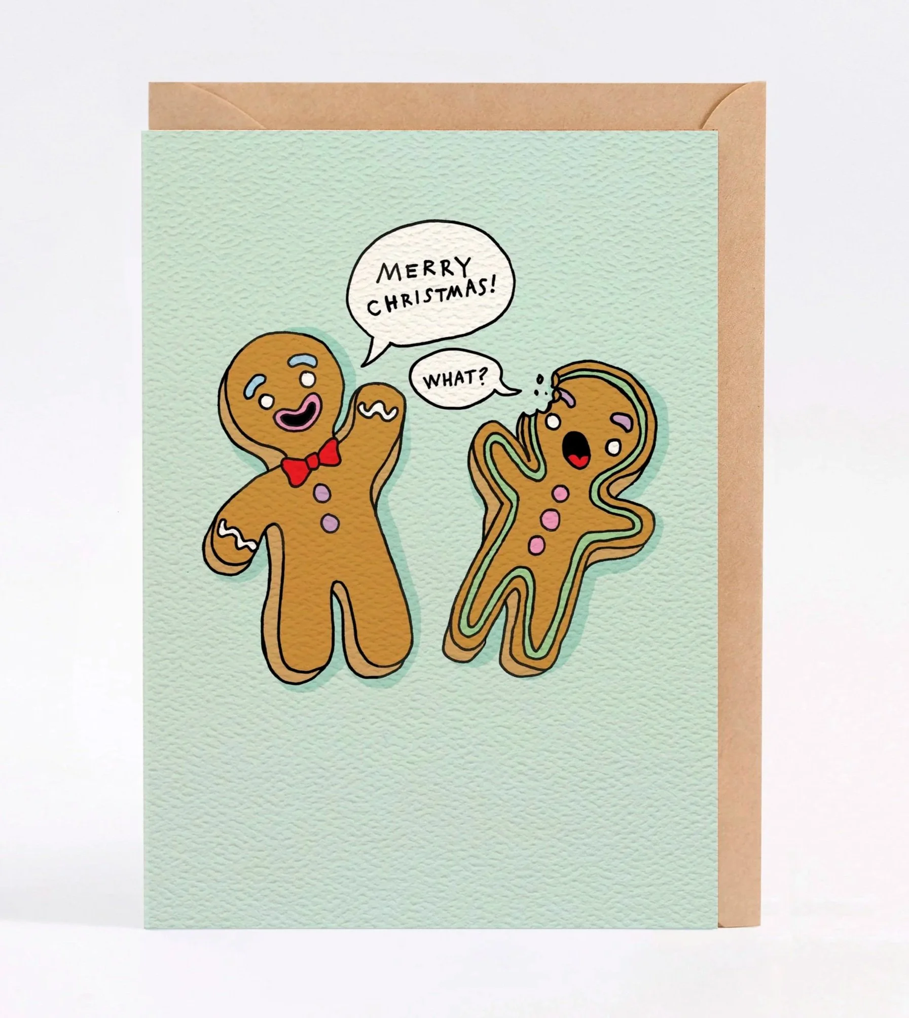 Christmas card - funny Christmas card - Australian made Christmas card - Gingerbread by Wally Paper Co Melbourne - made in Australia