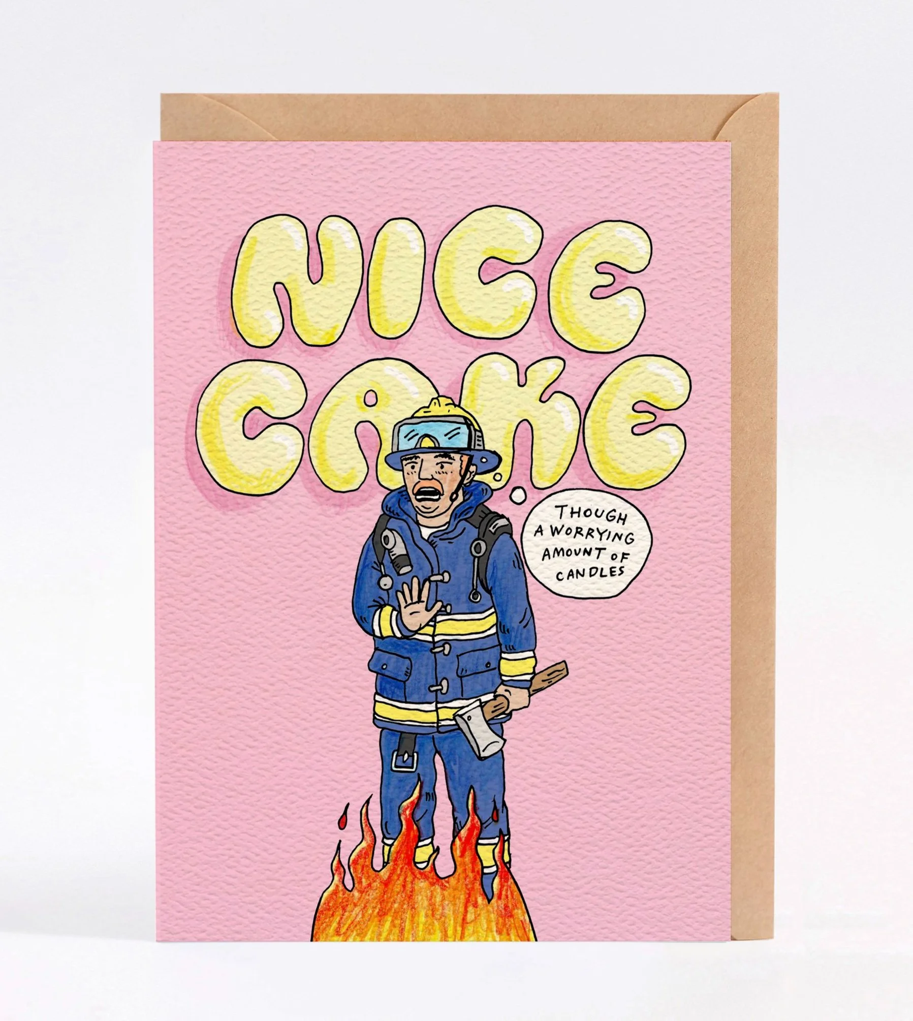 Birthday card - funny birthday card - Australian made birthday card - Nice Cake by Wally Paper Co Melbourne - made in Australia