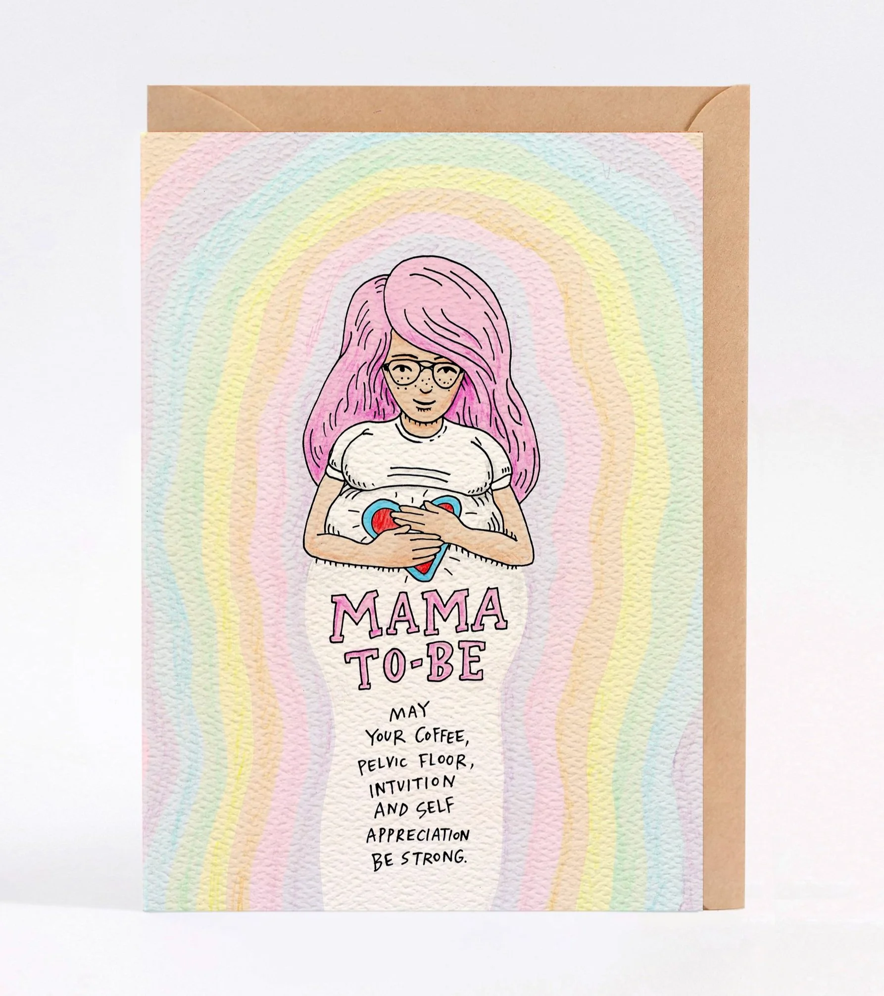Pregnancy card - funny pregnancy card - funny baby shower card - funny expecting card - Australian made pregnancy card - Mama-To-Be by Wally Paper Co Melbourne - made in Australia