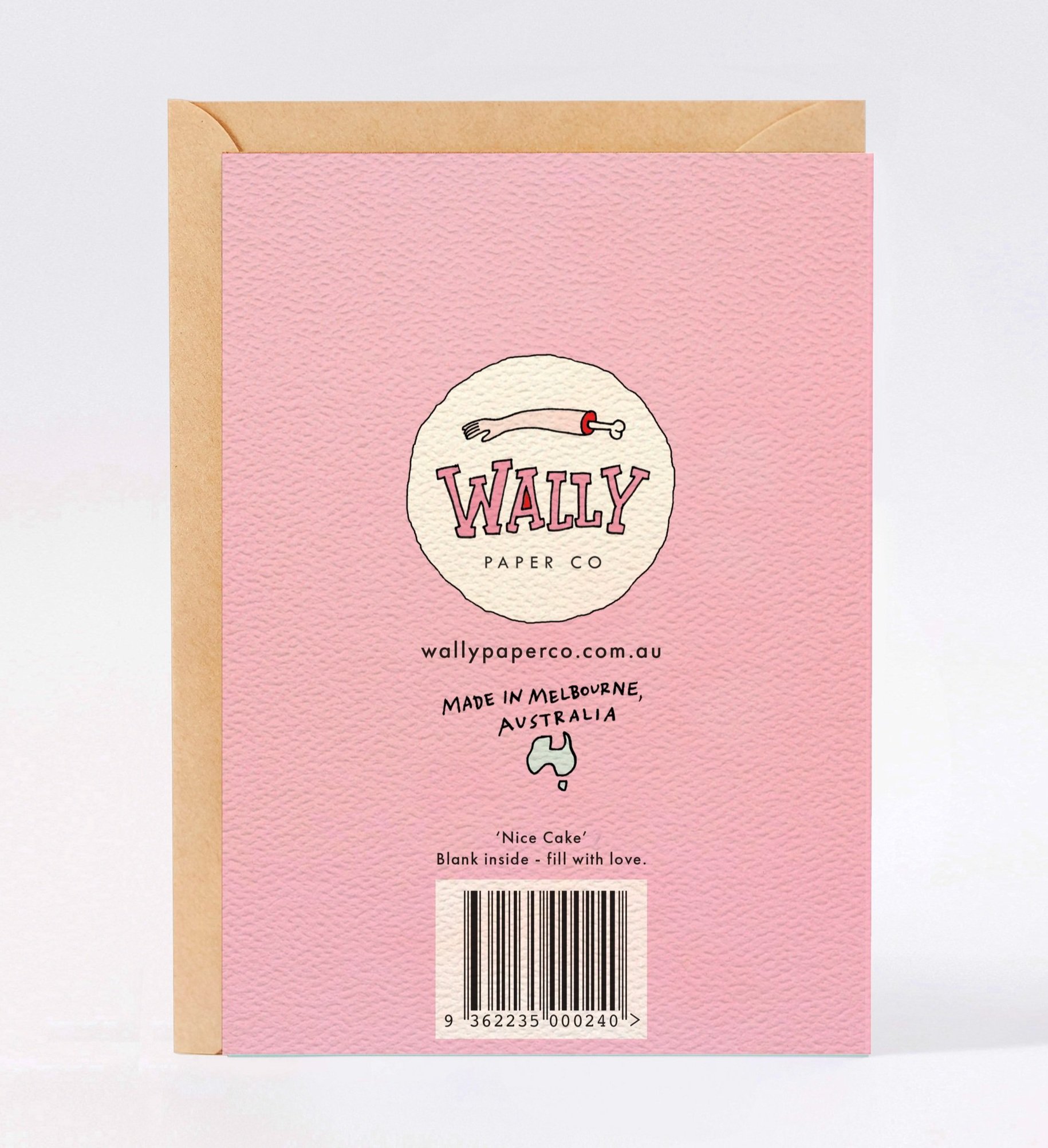 Birthday card - funny birthday card - Australian made birthday card - Nice Cake by Wally Paper Co Melbourne - made in Australia