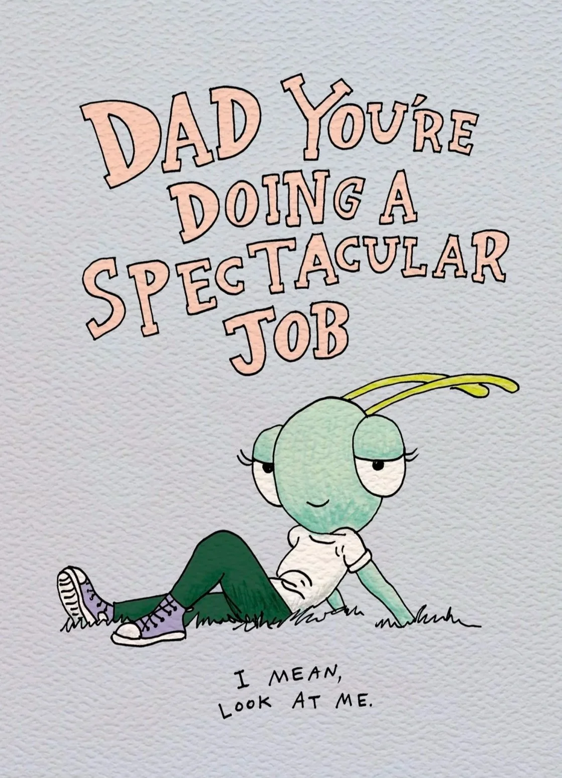 Father's day card - funny Australian made dad card - Spectacular by Wally Paper Co Melbourne - made in Australia