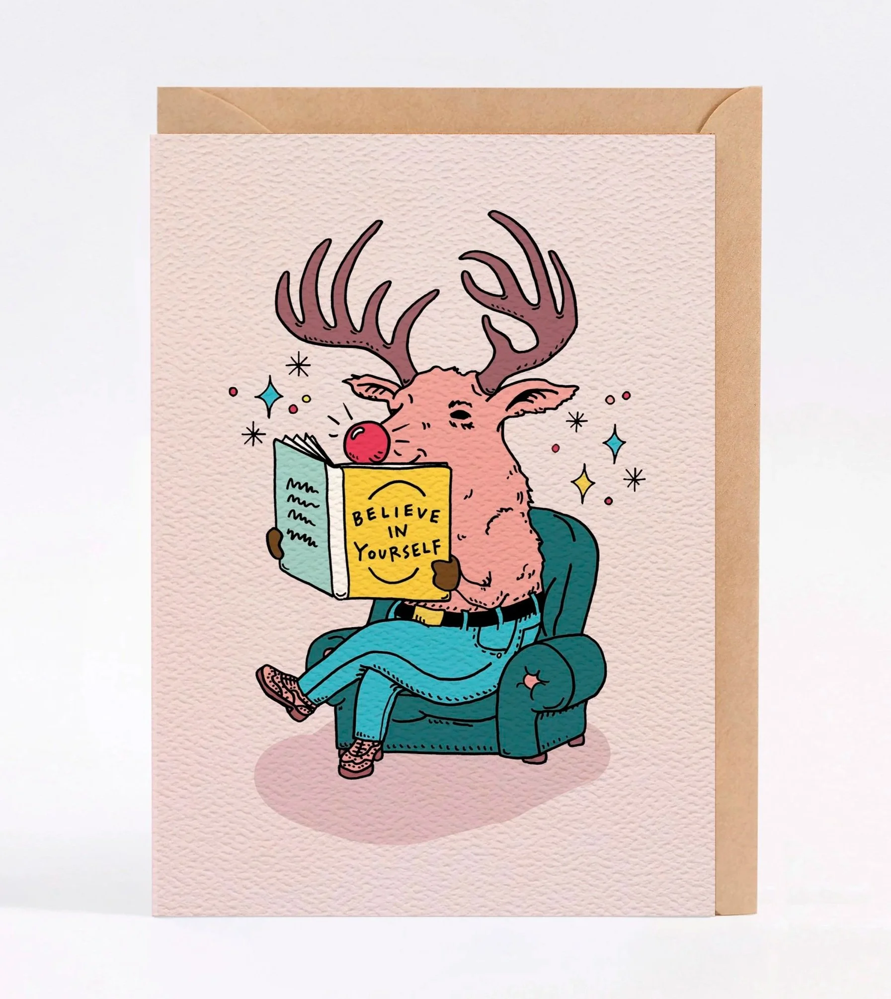 Christmas card - funny Christmas card - Australian made Christmas card - Believe by Wally Paper Co Melbourne - made in Australia