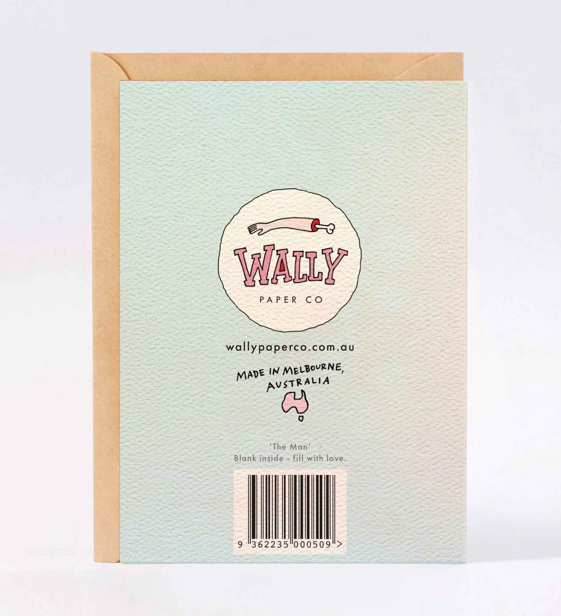 Funny Fathers Day card - funny dad birthday card - Australian made fathers day card - The Man by Wally Paper Co Melbourne - made in Australia