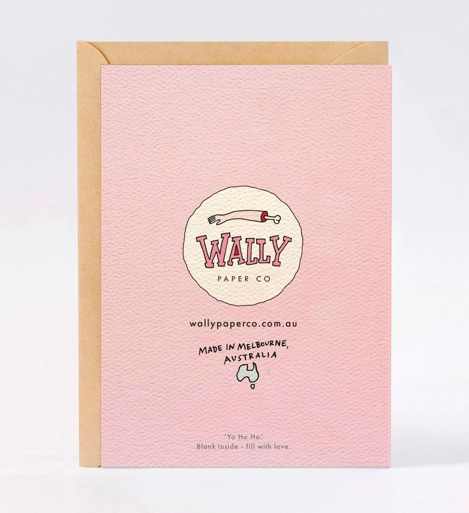 Christmas card - funny Christmas card - Cool Australian made Christmas card - Yo Ho Ho by Wally Paper Co Melbourne - made in Australia
