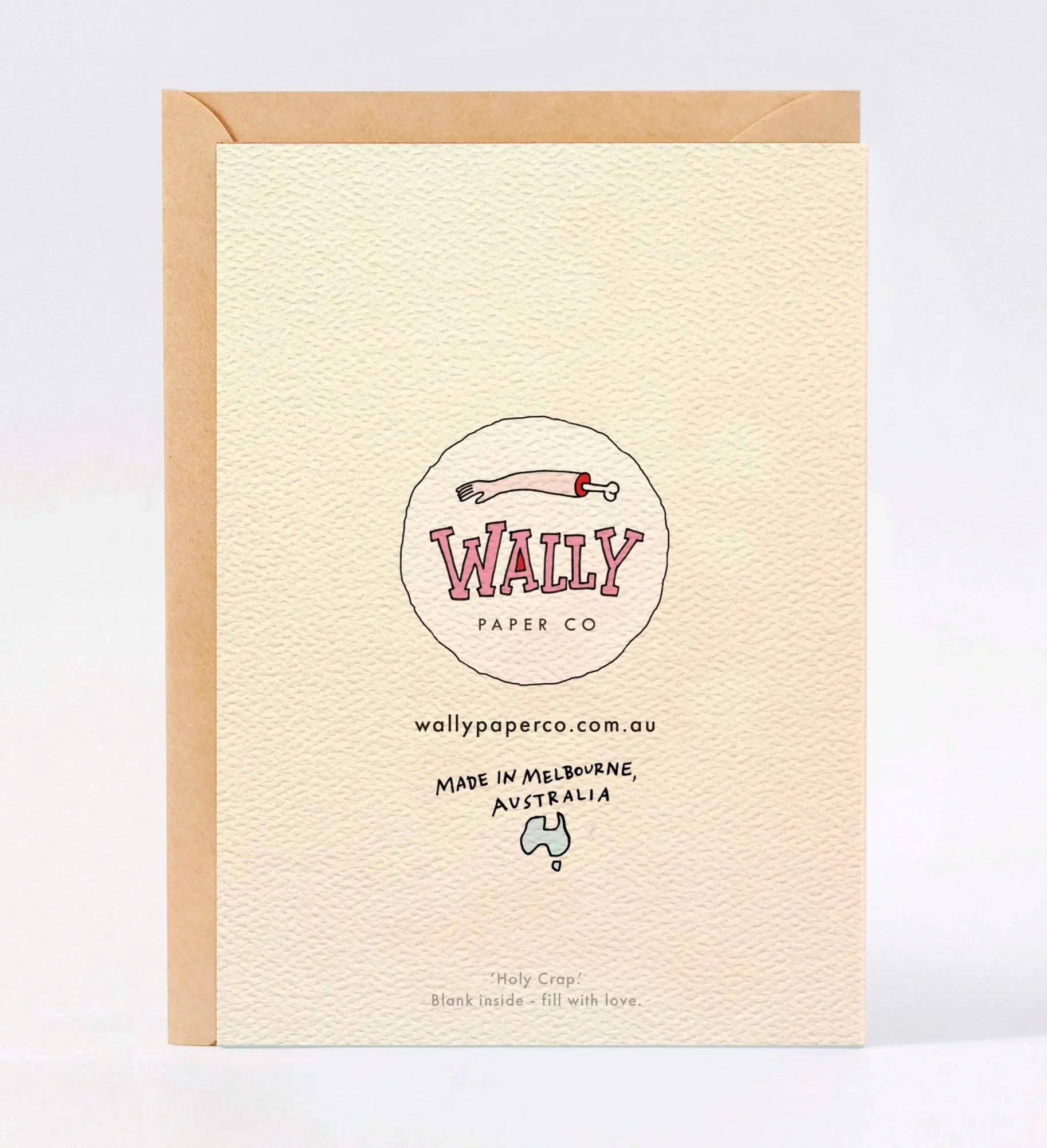 Funny Christmas card - cool Christmas card - Australian made Christmas card - Holy Crap by Wally Paper Co Melbourne - made in Australia