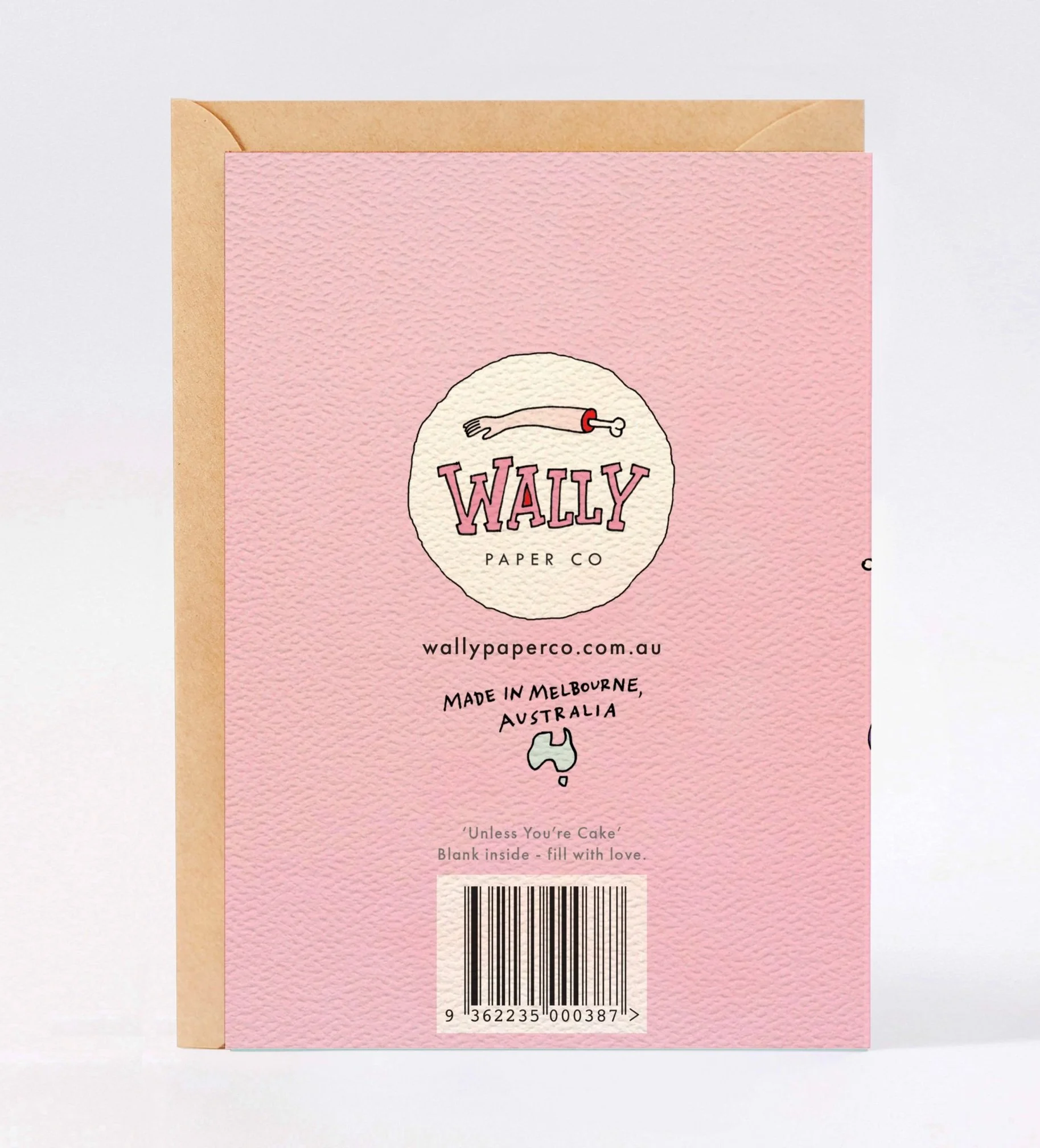 Kids birthday card - tween birthday card - Australian made kids birthday card - funny kids birthday card - Unless You're Cake by Wally Paper Co Melbourne - made in Australia