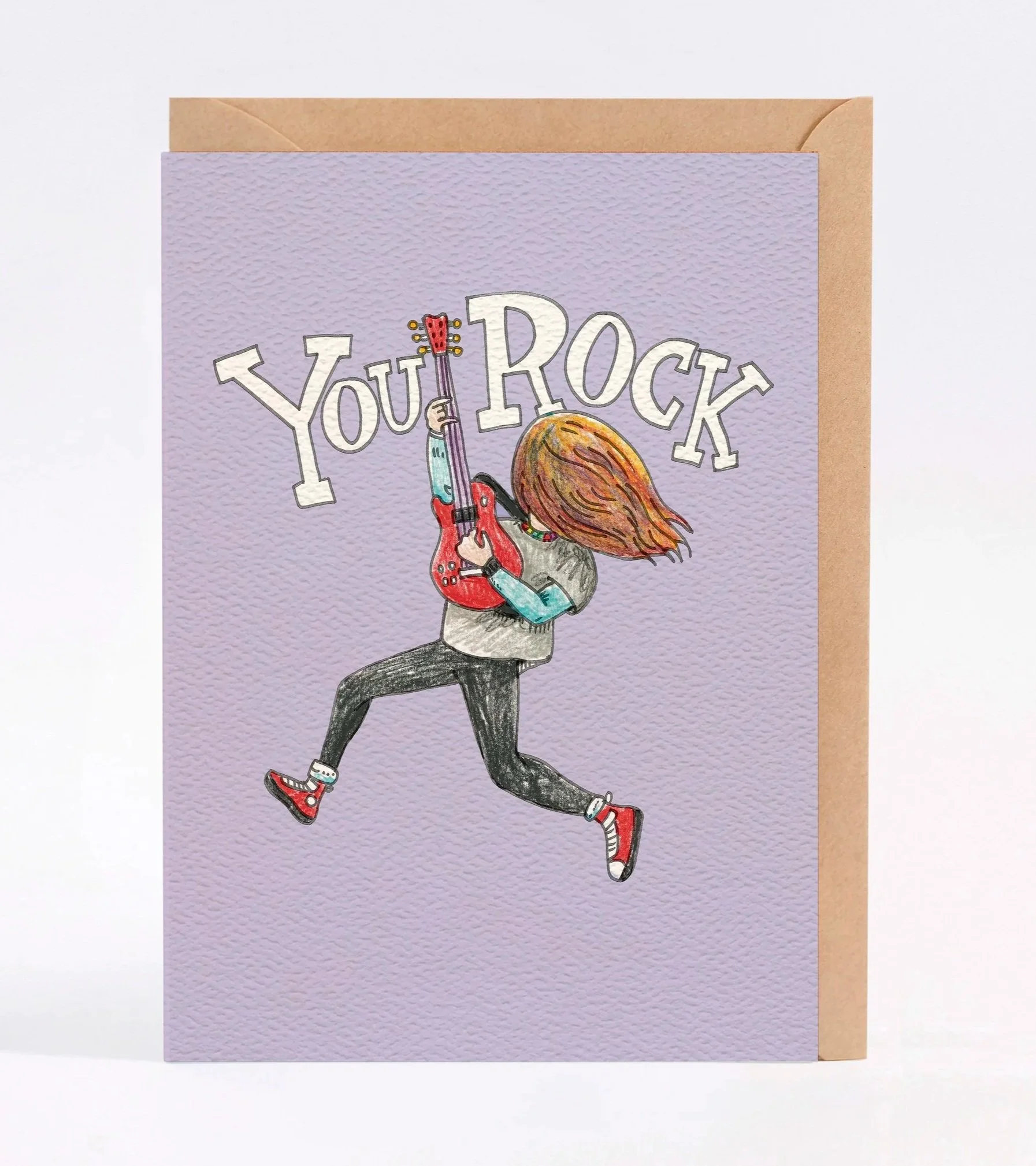 Father's day card - Australian made funny dad card - You Rock by Wally Paper Co Melbourne - made in Australia
