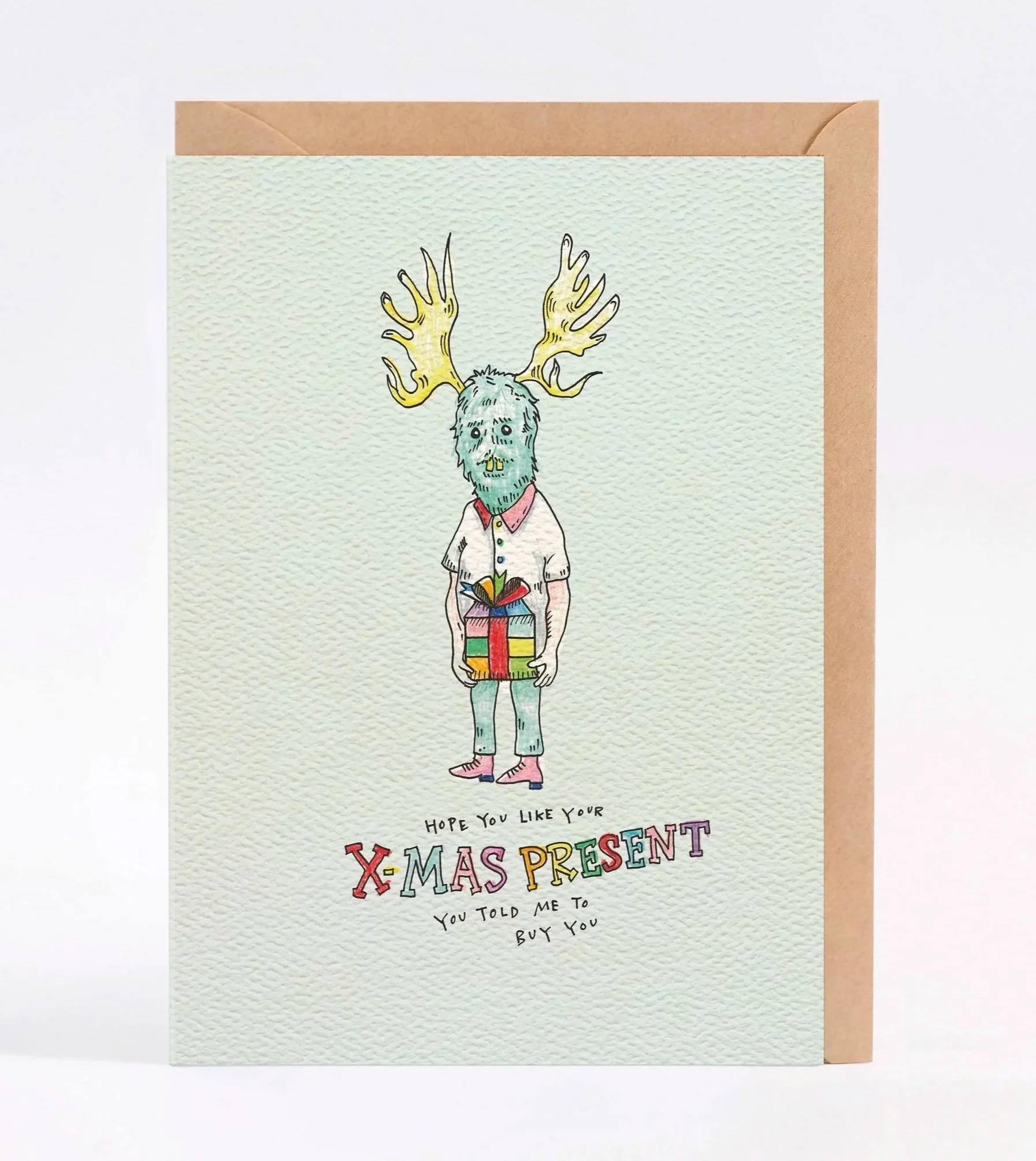 Christmas card - funny Christmas card - Australian made Christmas card - Told Me To Buy by Wally Paper Co Melbourne - made in Australia