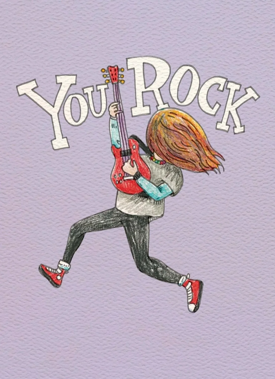 Father's day card - Australian made funny dad card - You Rock by Wally Paper Co Melbourne - made in Australia