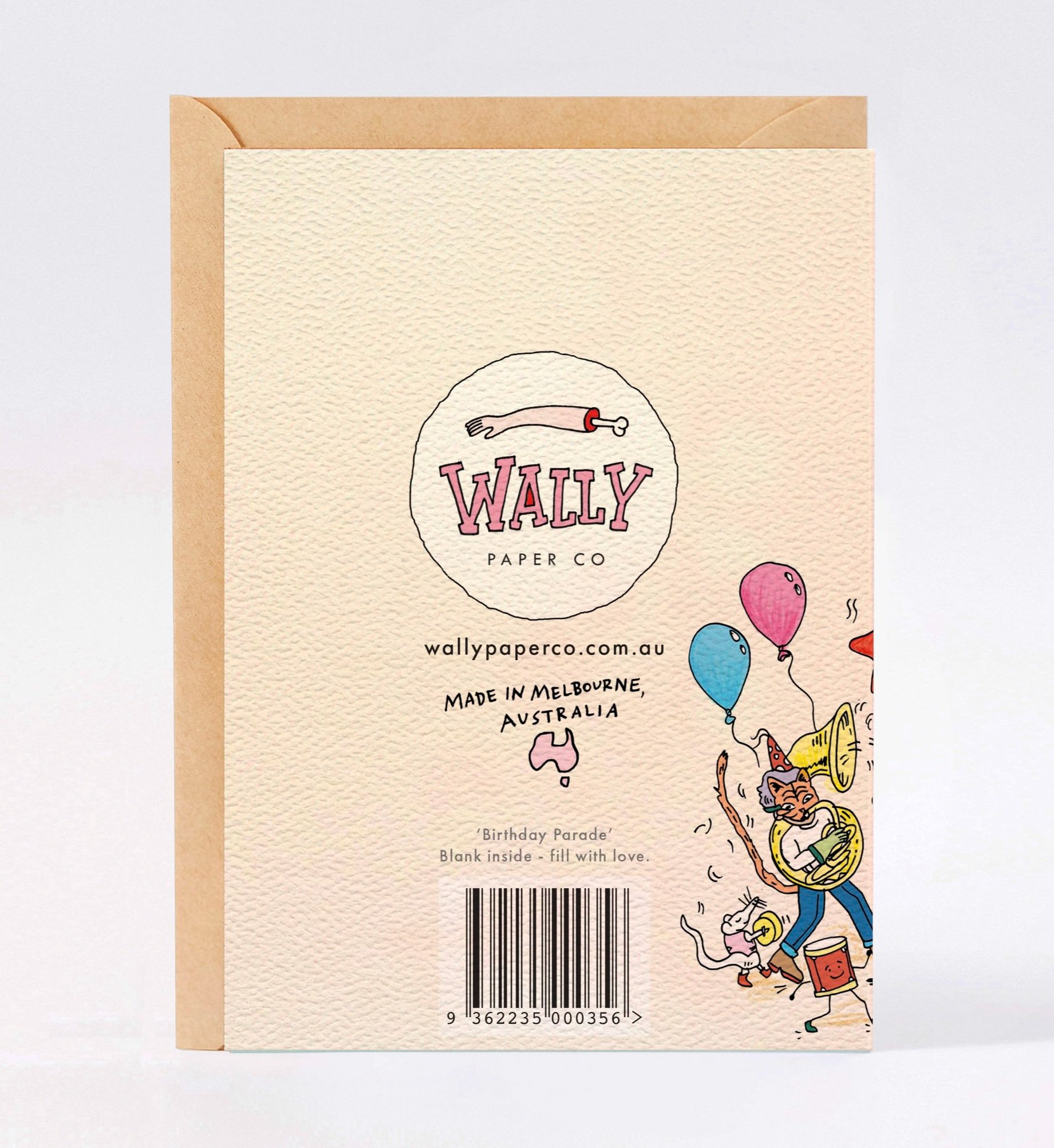 Kids birthday card - tween birthday card - Australian made kids birthday card - fun kids birthday card - So glad you were born - Birthday Parade by Wally Paper Co Melbourne - made in Australia