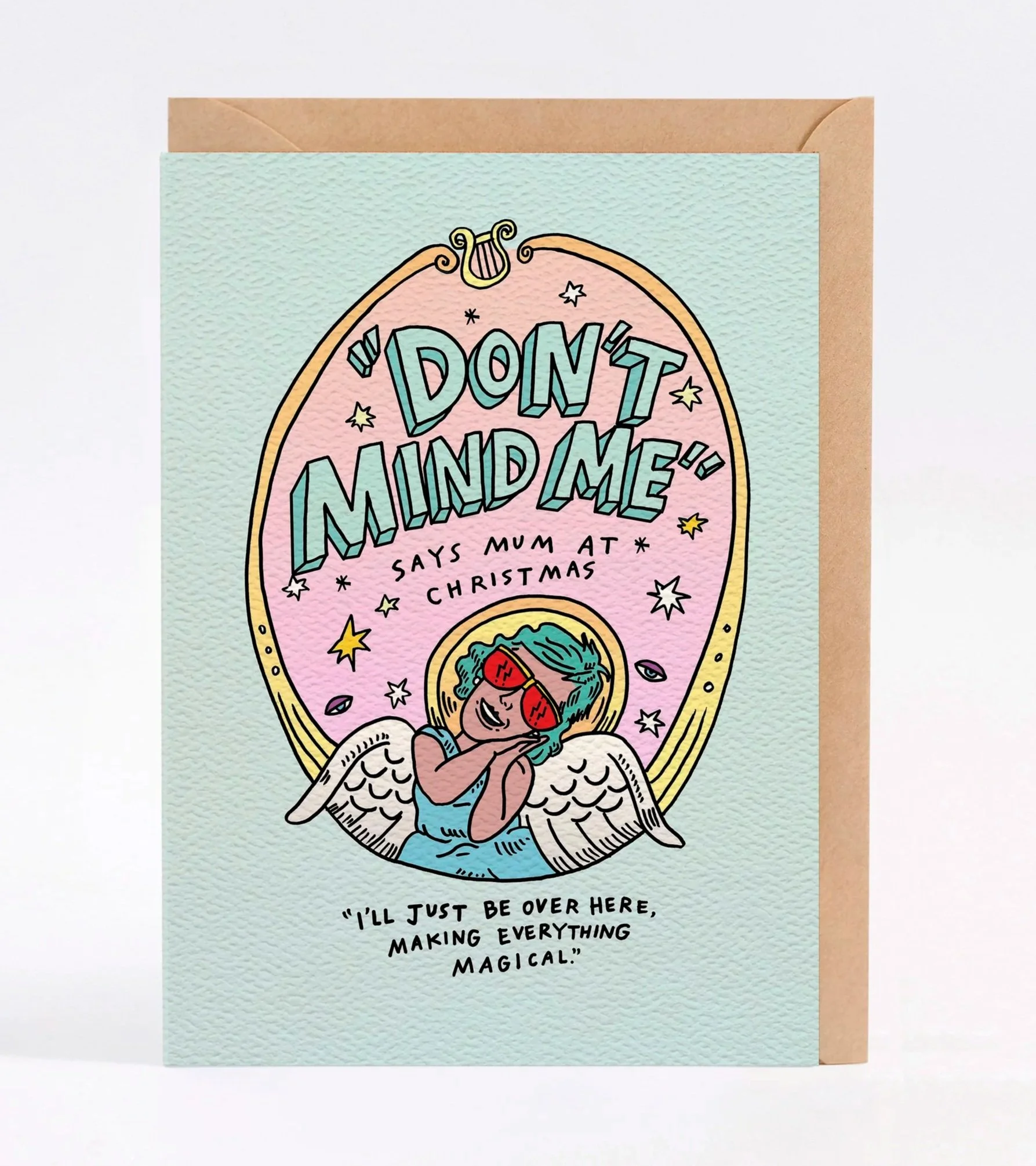 Christmas card - funny Christmas card - Australian made Christmas card for mums - Magic Mum by Wally Paper Co Melbourne - made in Australia
