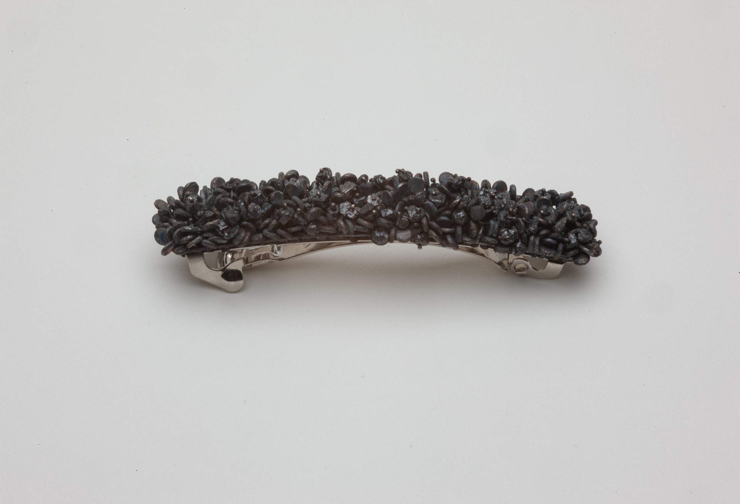 Coal Barrette Hair Clip with Rough Black Diamonds 2.jpg
