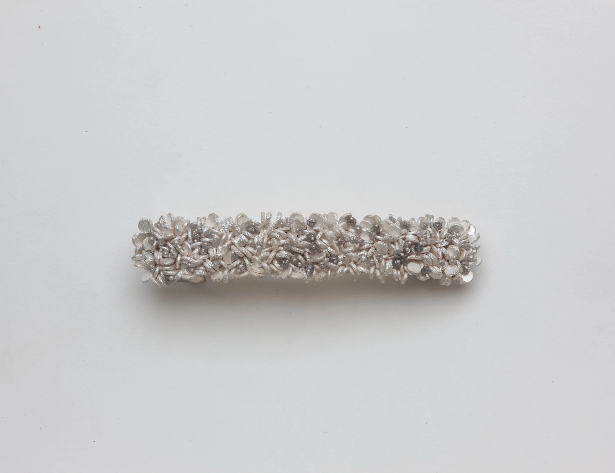 Frosted Barrette Hair Clip with Diamonds 1.jpg