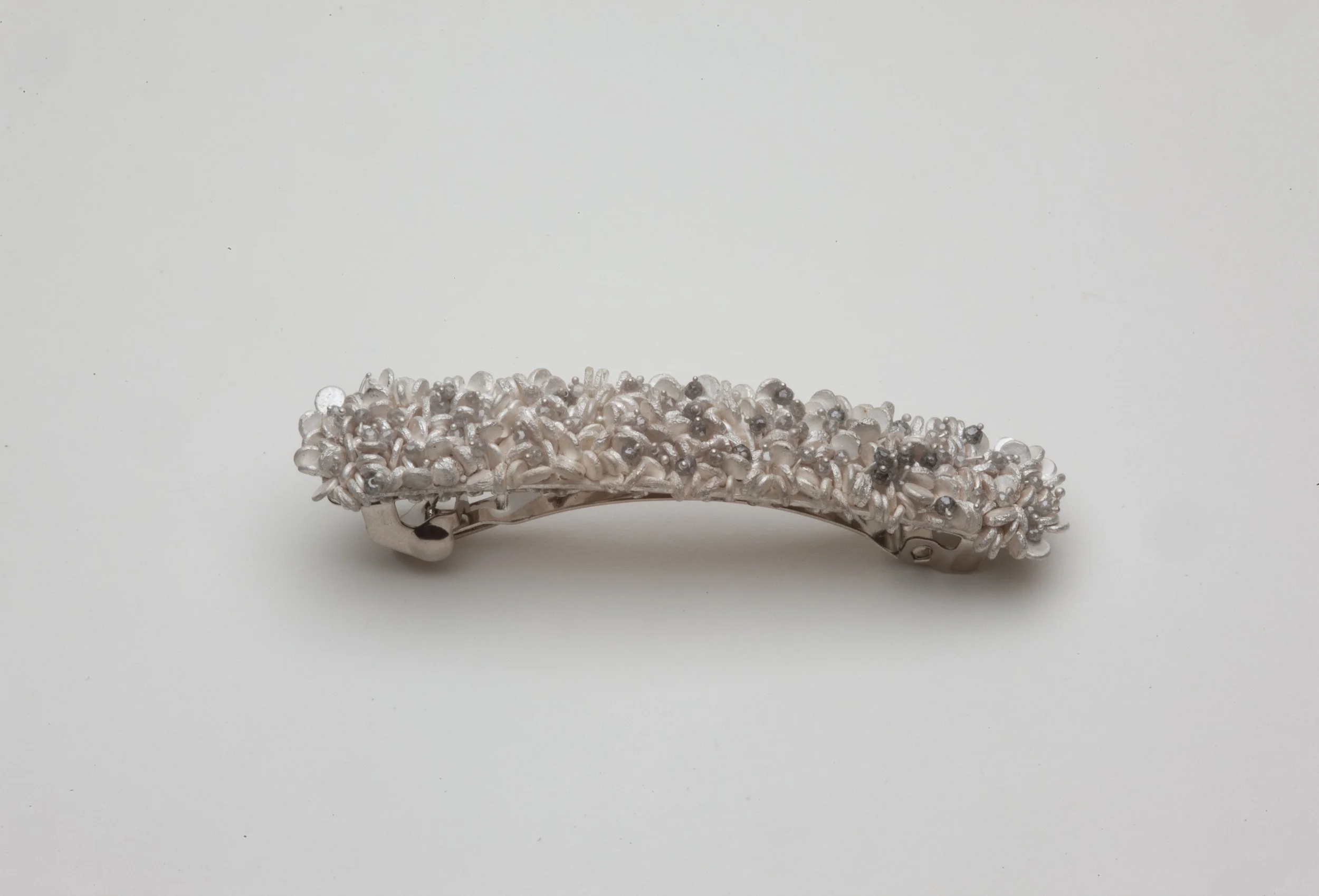 Frosted Barrette Hair Clip with Diamonds 2.jpg