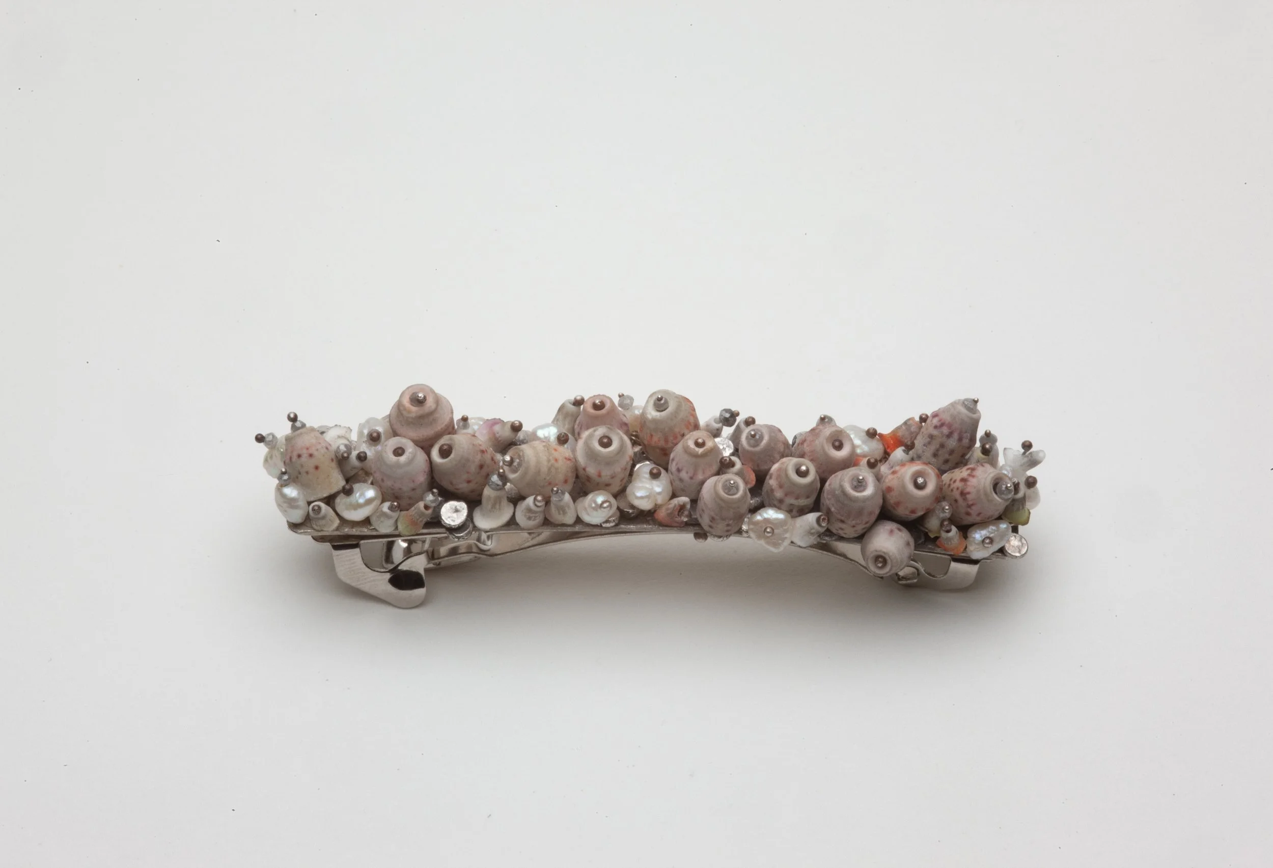 Sea Urchin Barrette Hair Clip with Diamonds 2.jpg