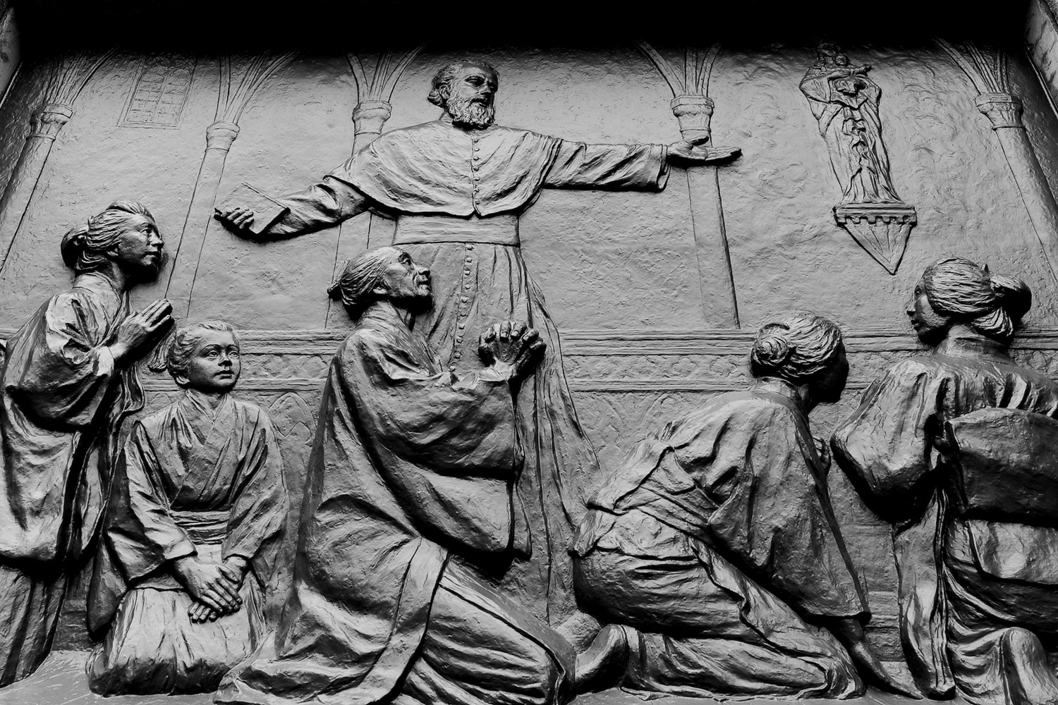 Nagasaki used to have a large Christian population and was once the center of Japanese Catholicism.